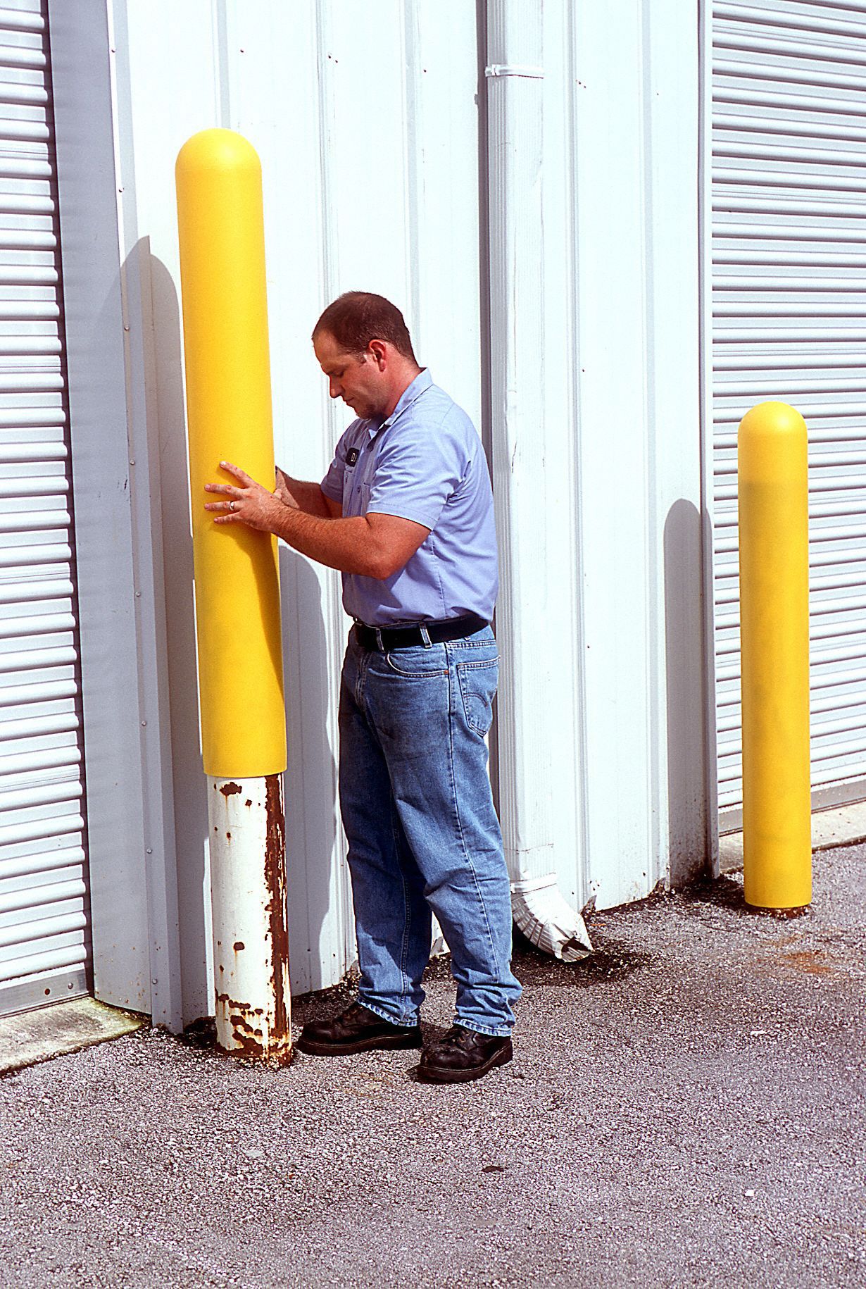 ULTRATECH SPILL CONTAINMENT BERM, POST PROTECTOR, YELLOW - 12873 ...