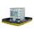 CONTAINMENT BERM,POLYETHYLENE,8 FT L