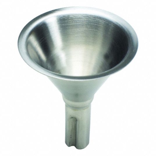 Stainless Steel, 100 mm, Lab Funnels - 410YA2|UN5004-100 - Grainger