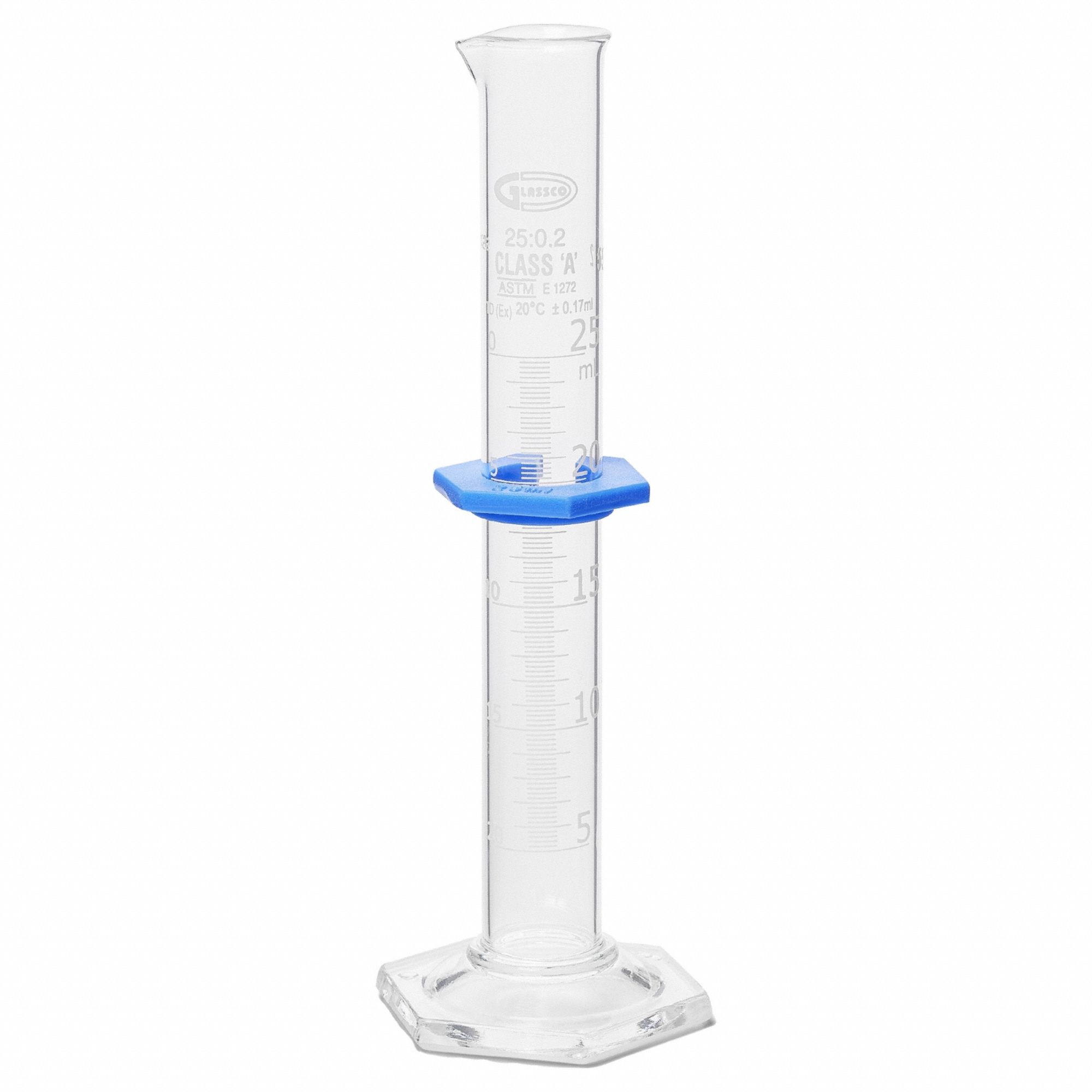 Borosilicate Glass Graduated Cylinder Set - 10, 25, 50, 100ml For Precise Liquid Measurements