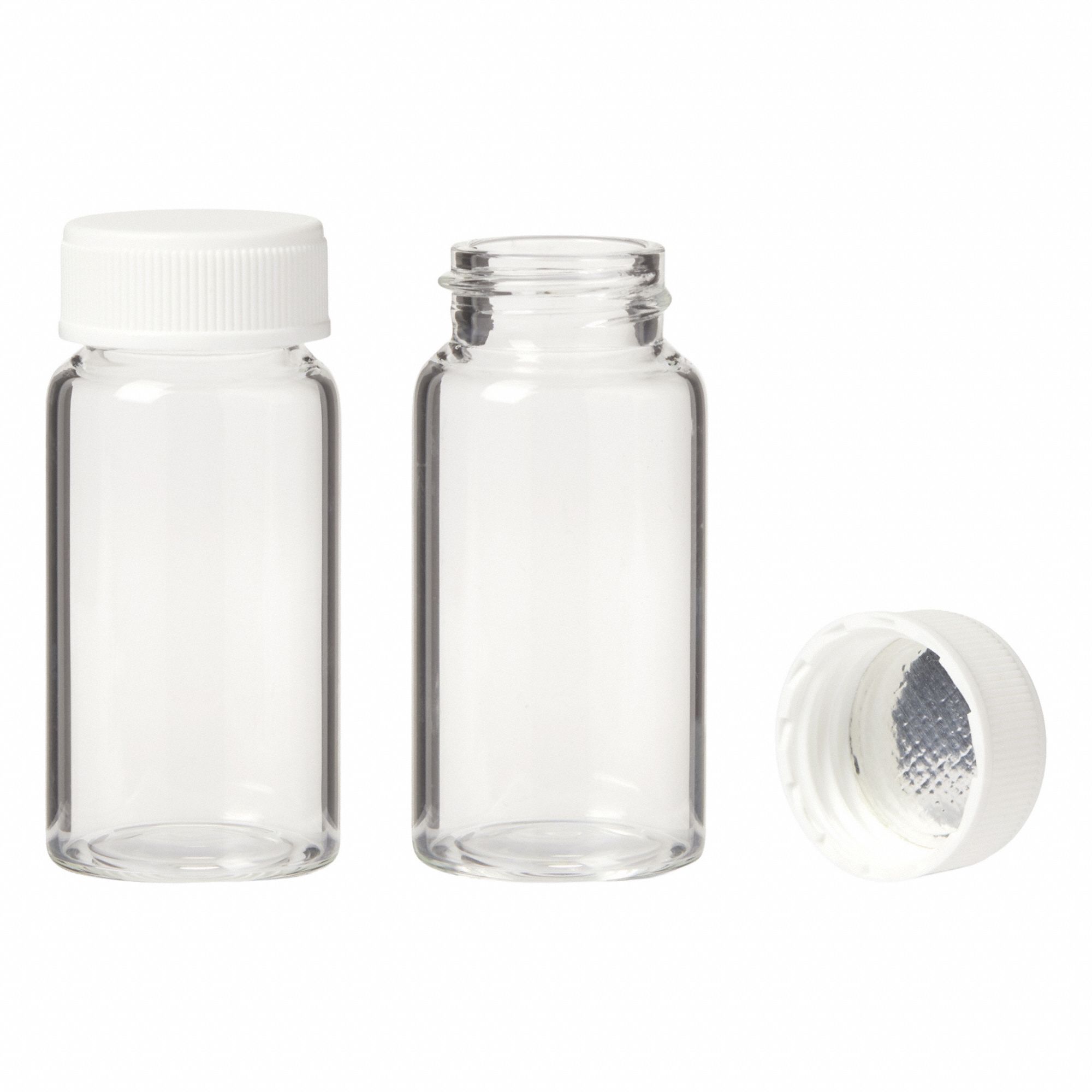 UNITED SCIENTIFIC SUPPLIES INC Glass Vials & Ampules: 20 mL, A, Includes Closure, Polypropylene (MPN UNSCVL002). Key specifications — Body Color: Colorless; Screw Closure Size: 22-400; Brand: UNITED SCIENTIFIC SUPPLIES INC; Bottom Shape: Round; Self-Standing: Self-Standing.