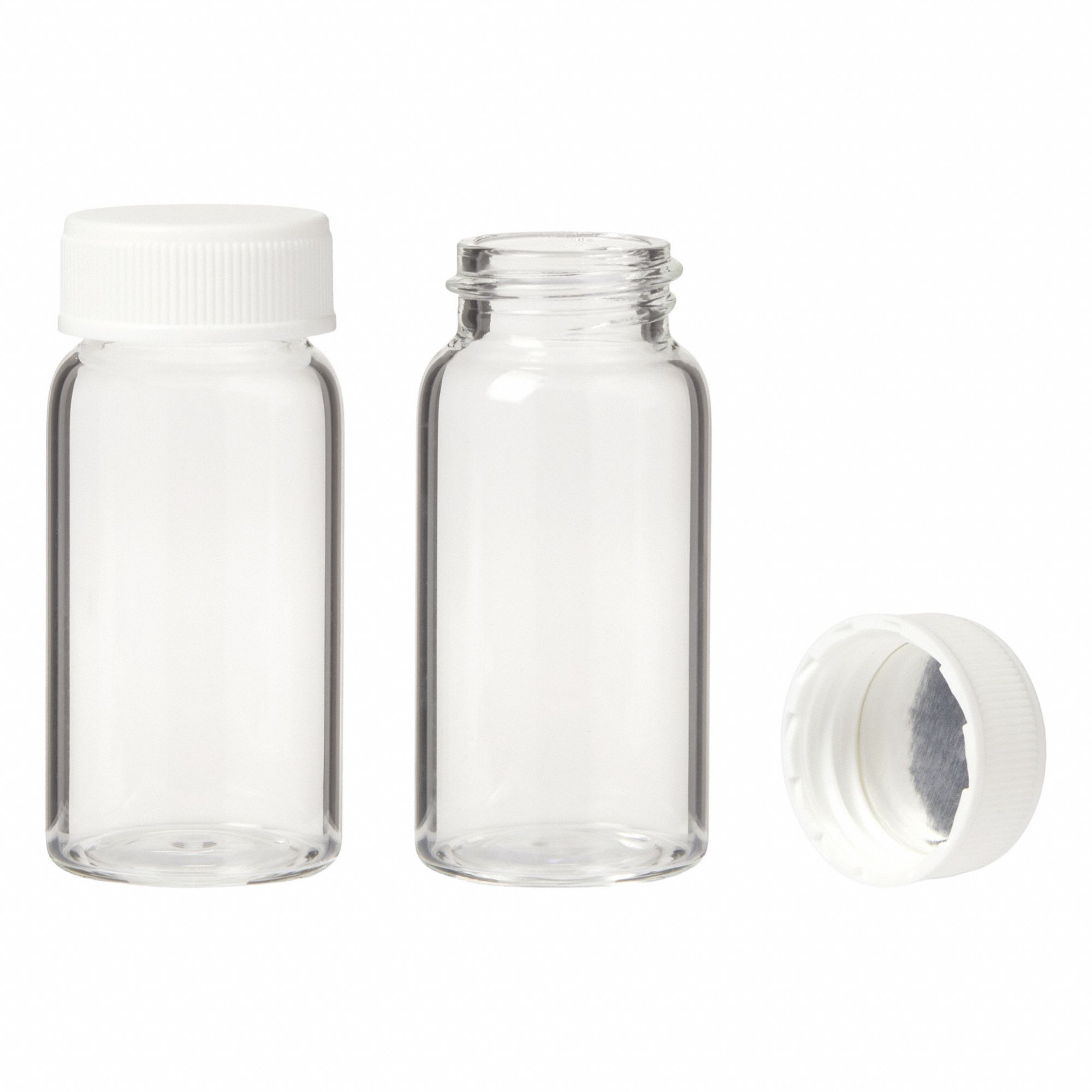 UNITED SCIENTIFIC SUPPLIES INC Glass Vials & Ampules: 20 mL, A, Includes Closure, Polypropylene (MPN UNSCVL006). Key specifications — Body Color: Colorless; Screw Closure Size: 22-400; Brand: UNITED SCIENTIFIC SUPPLIES INC; Bottom Shape: Round; Self-Standing: Self-Standing.