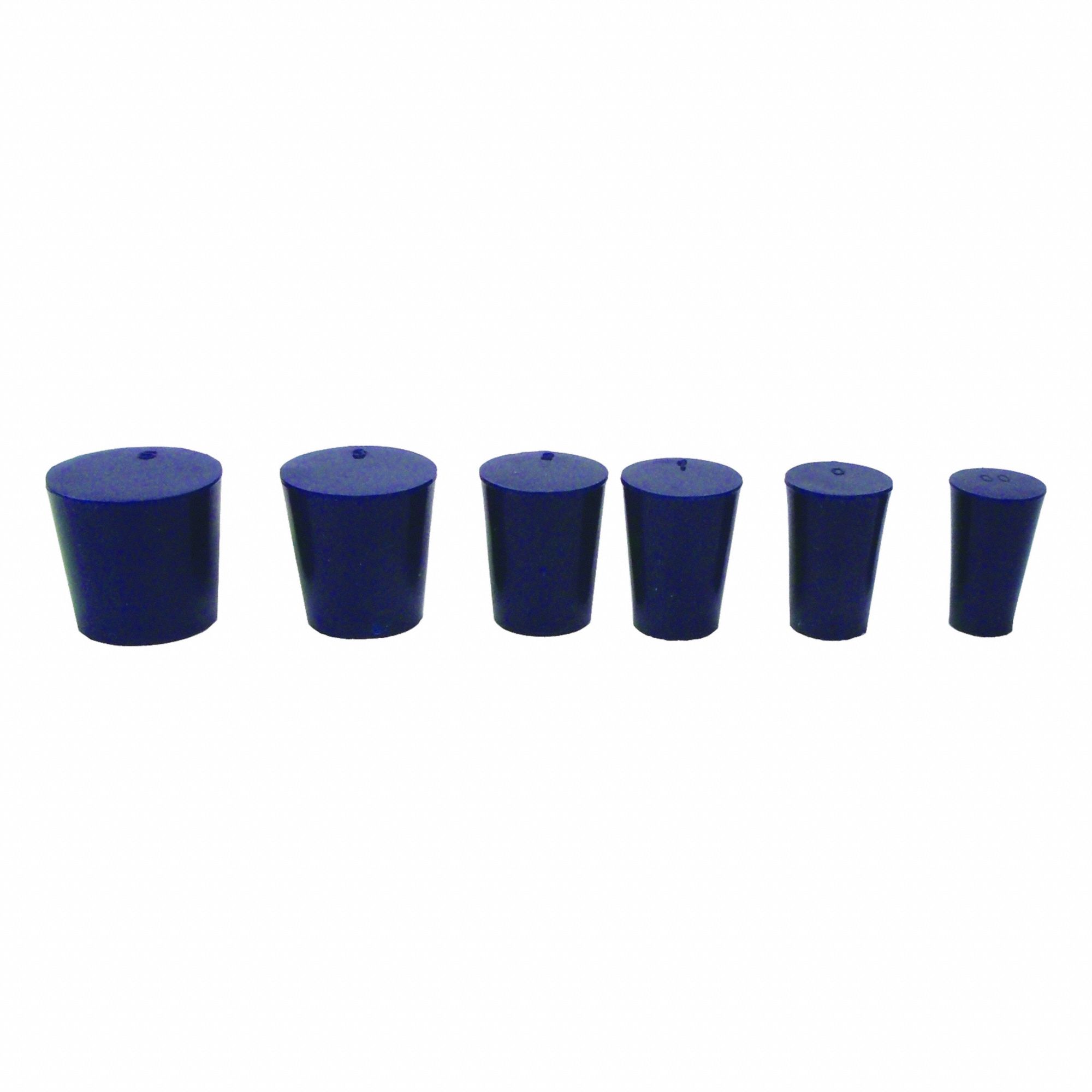 Stopper: Silicone, 4 Stopper Size, 20 mm Bottom Dia, 26 mm Top Dia, 25 mm Overall Ht, Blue, 0 Holes (MPN UNSST4). Key specifications — Brand: UNITED SCIENTIFIC SUPPLIES INC; Color: Blue; Stopper Size: 4; Material: Silicone.
