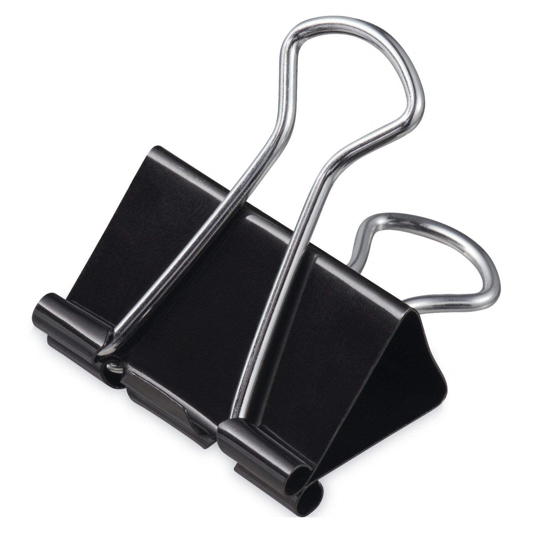 Binder Clip Black Silver 0.63 W PK12