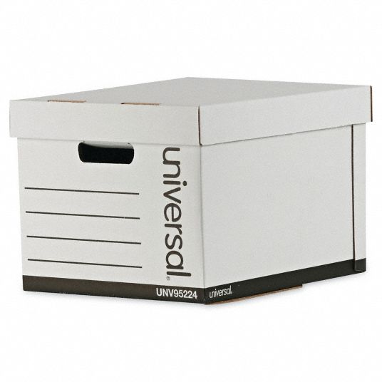 UNIVERSAL ONE, Corrugated Fiberboard, Legal File Size, File Box ...