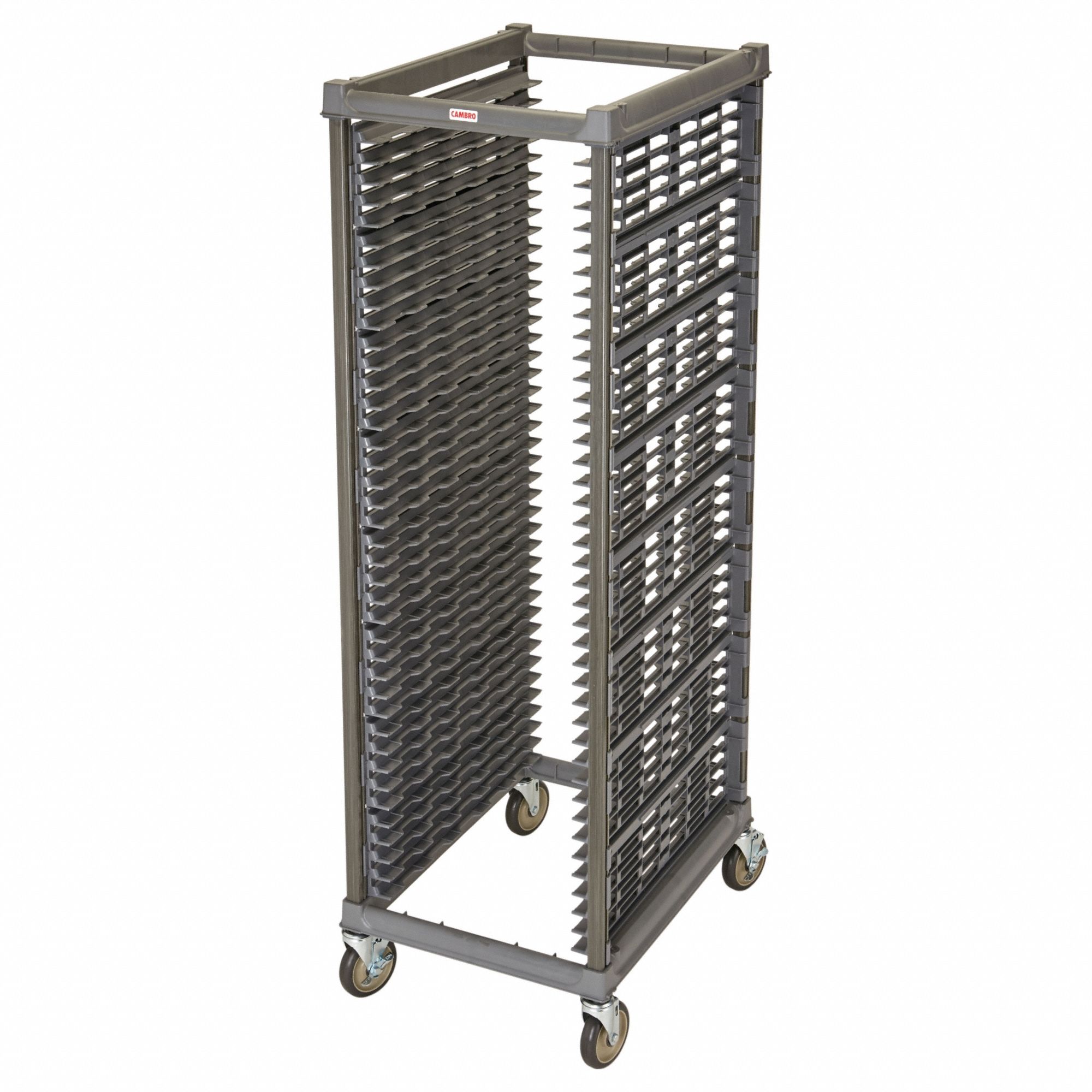 Bun Pan/Sheetpan Rack: 40 Slots, 1 1/2 in Betw Shelves, 350 lb Capac, 25 1/2 in Wd, 32 in Dp