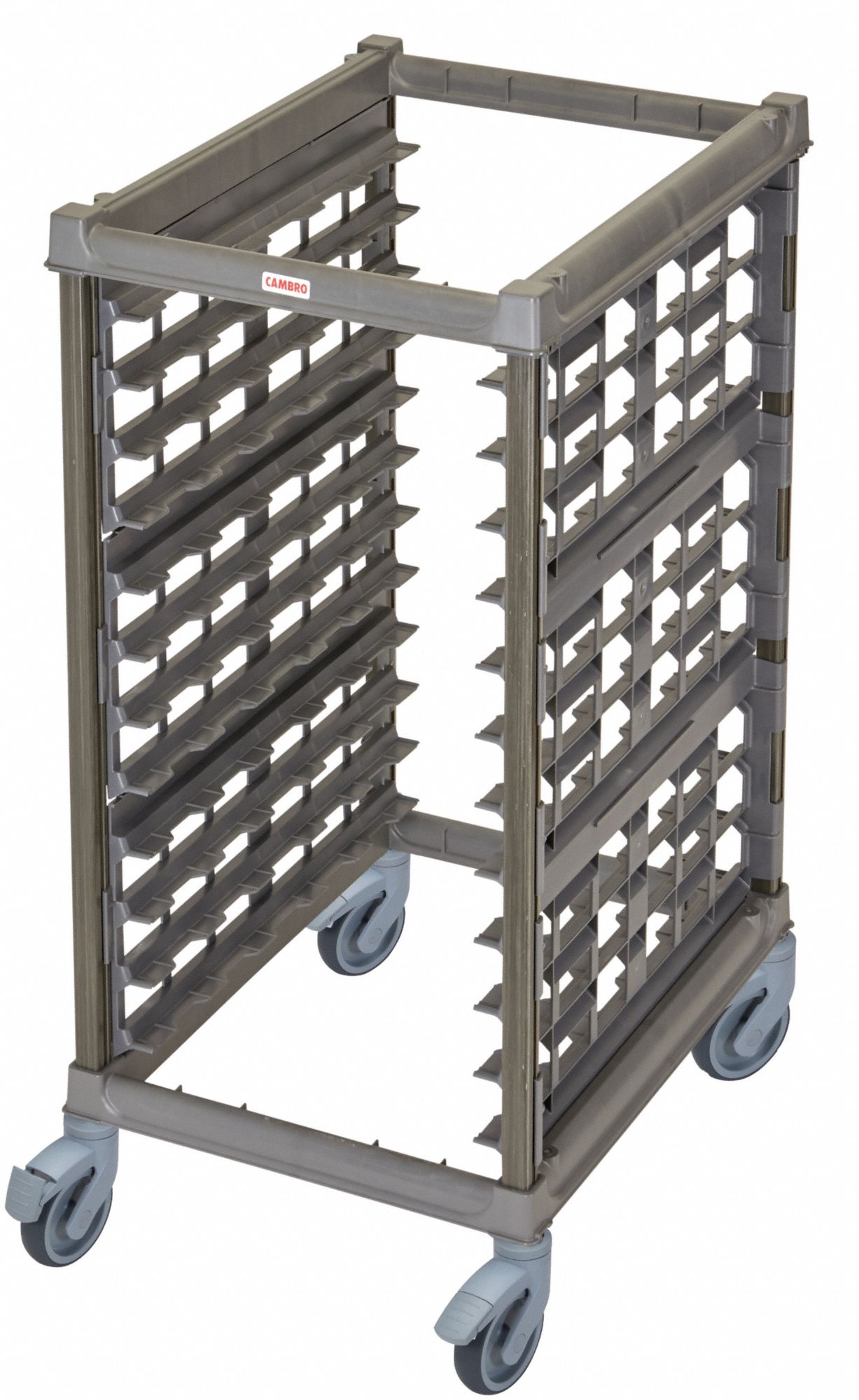 Bun Pan/Sheetpan Rack: 12 Slots, 3 in Betw Shelves, 175 lb Capac, 25 1/2 in Wd, 48 in Ht