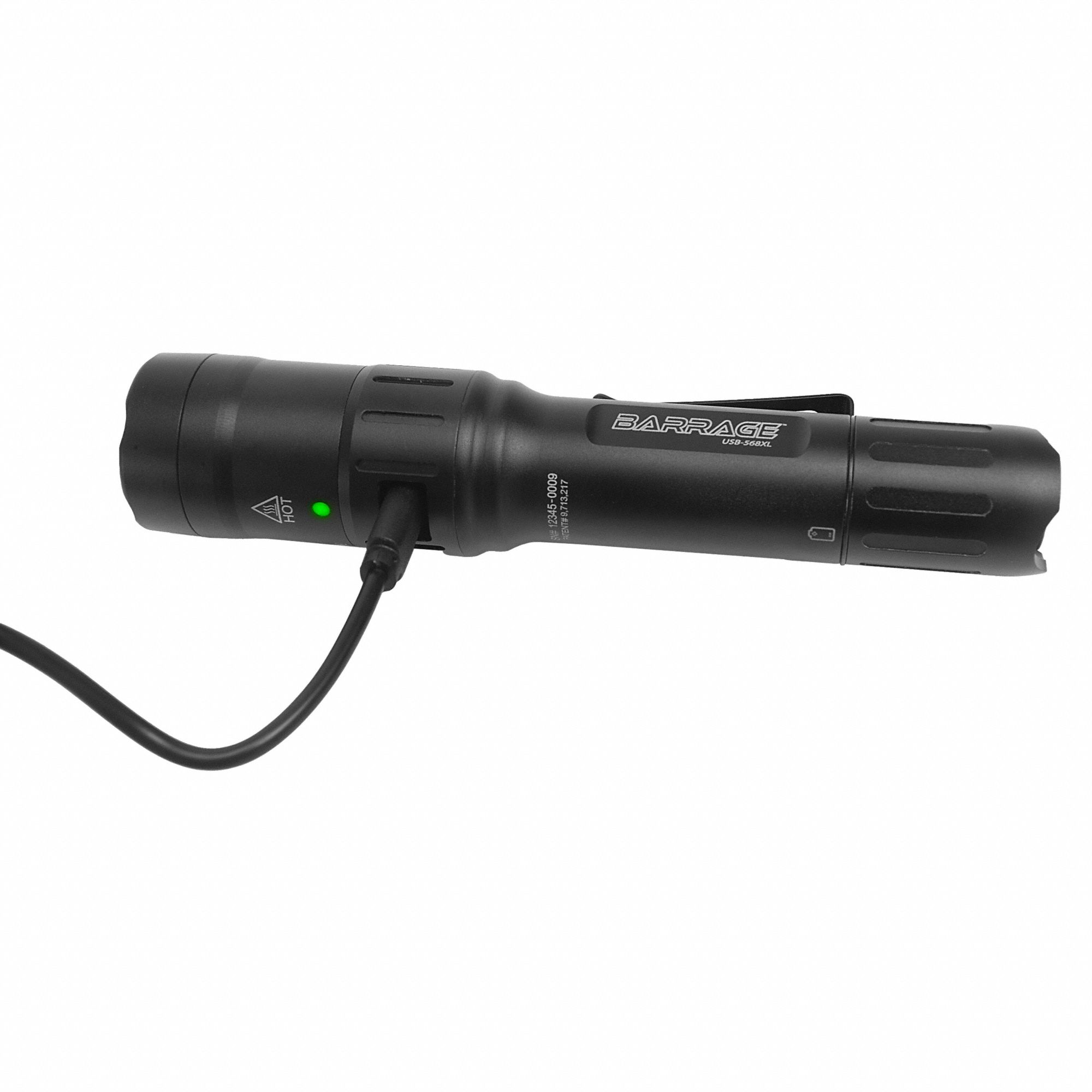 Flashlight 900 lm 3 hr 230m Blk