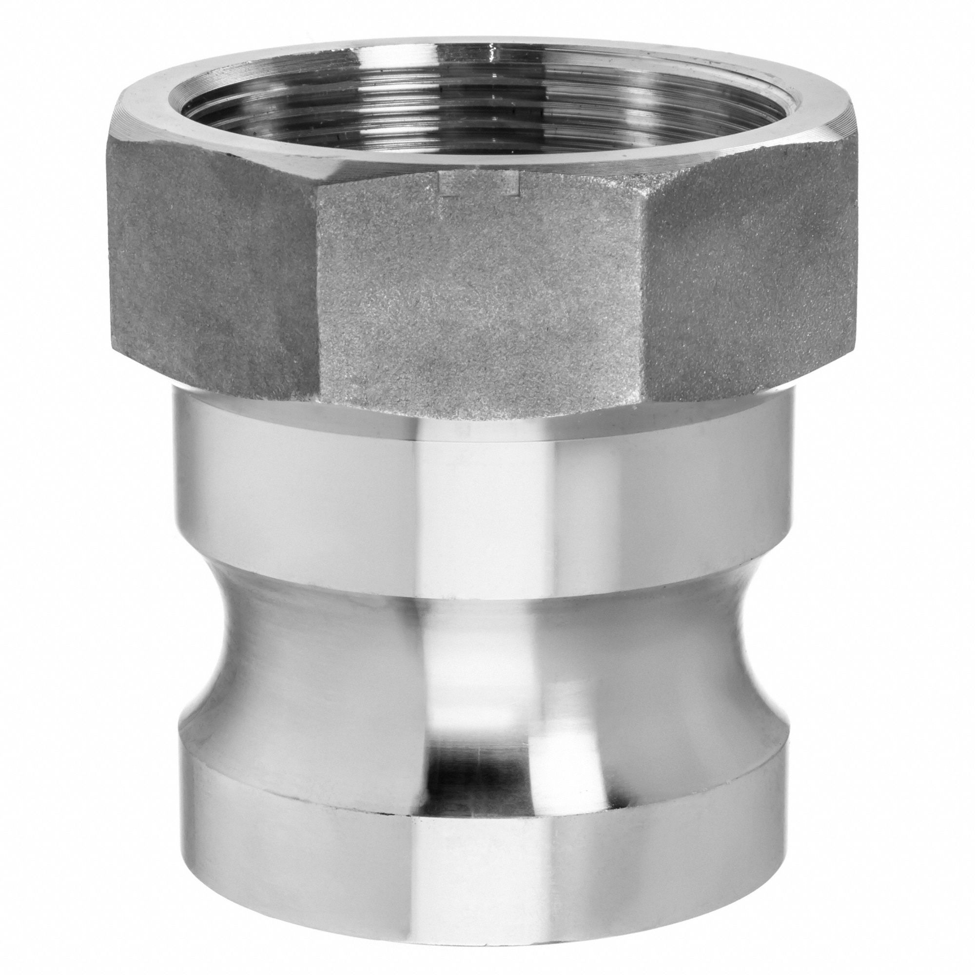 CAM AND GROOVE COUPLING, COUPLING SIZE/CAM-LOCK SIZE 1 IN, 250 PSI, ALUMINUM/BUNA-N