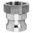 CAM AND GROOVE COUPLING, COUPLING SIZE/CAM-LOCK SIZE 4 IN, 100 PSI, ALUMINUM/BUNA-N