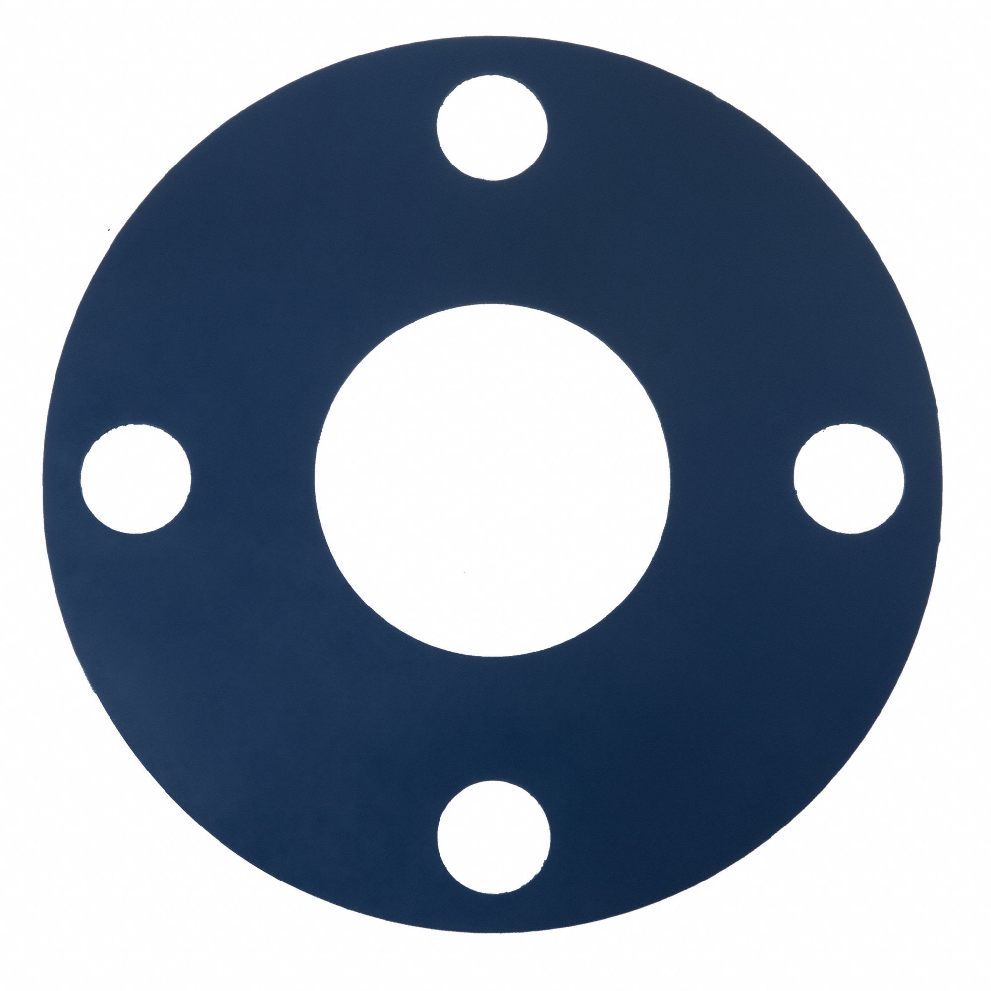 FULL FACE FLANGE GASKET, WHITE, PIPE SIZE 3 IN, ⅛ IN T, CLASS 150, SILICONE RUBBER