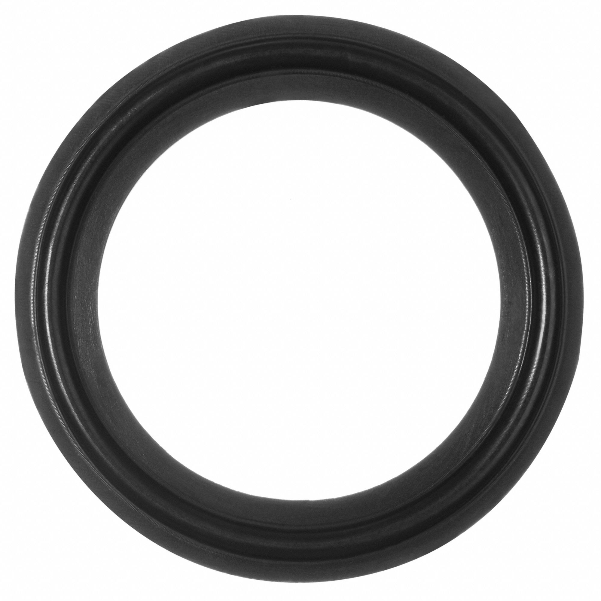 SANITARY GASKET, BLACK, 1.375 IN INSIDE DIA, 2 IN OUTSIDE DIA, 70A, EPDM