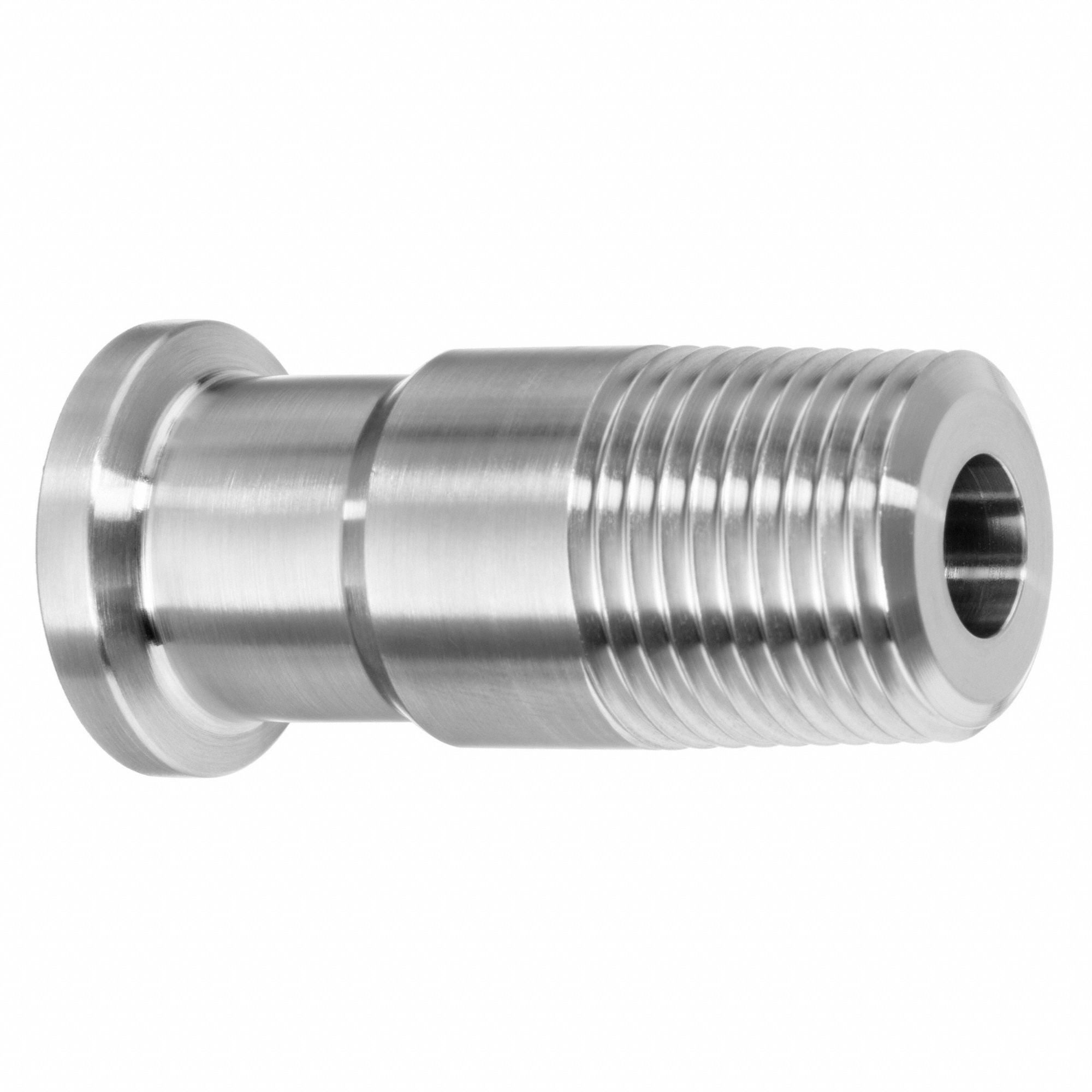 STRAIGHT HOSE ADAPTER, 2 IN TUBE SIZE, CLAMP X MNPT, 304 STAINLESS STEEL