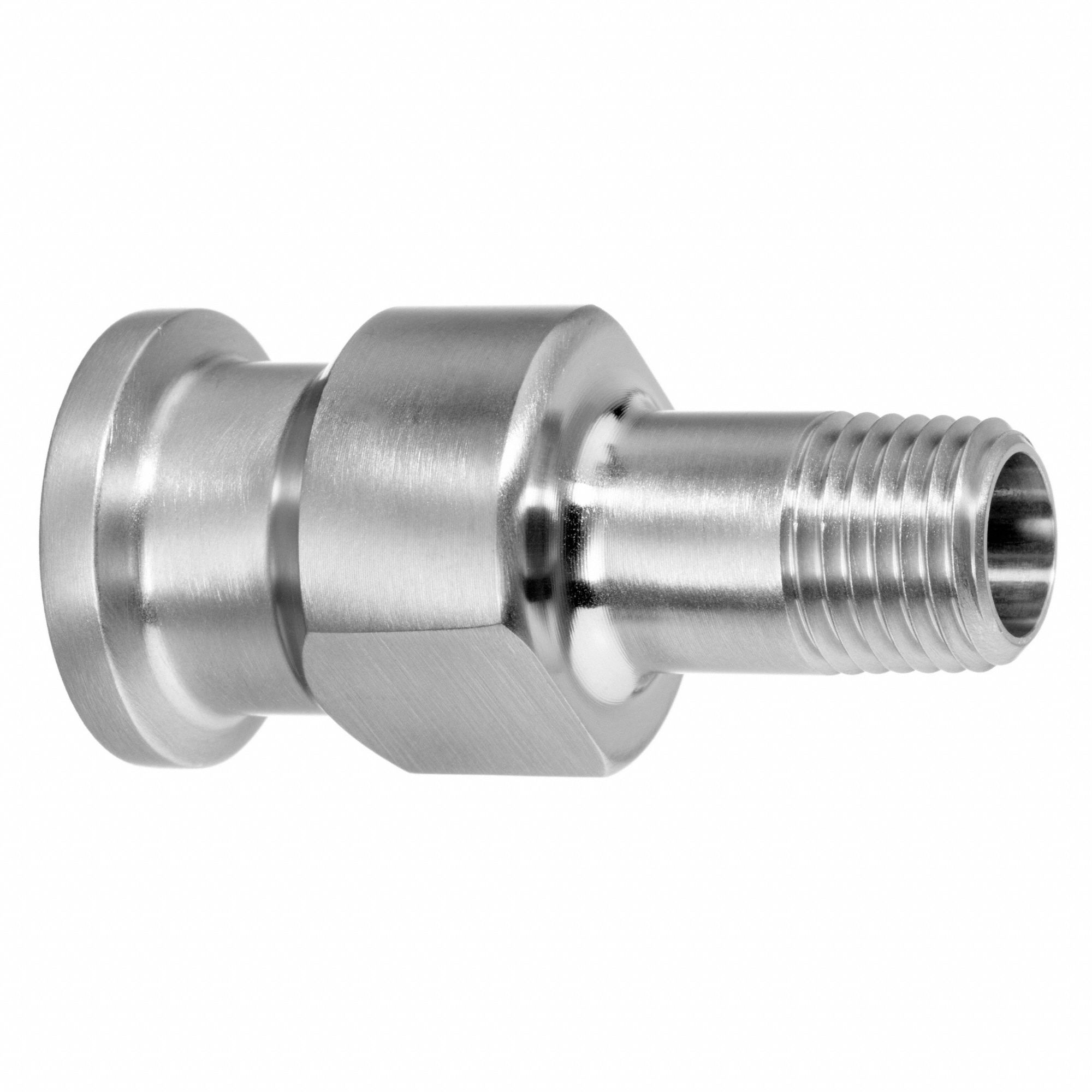 STRAIGHT HOSE ADAPTER, 3 IN TUBE SIZE, QUICK-CLAMP, 316 STAINLESS STEEL