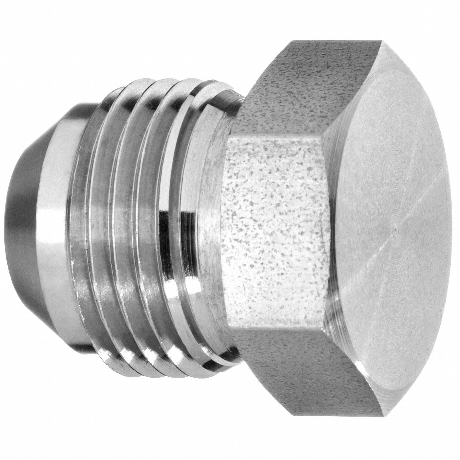 PLUG, MALE JIC 37 DEG, 1 IN TUBE SIZE, 316 STAINLESS STEEL