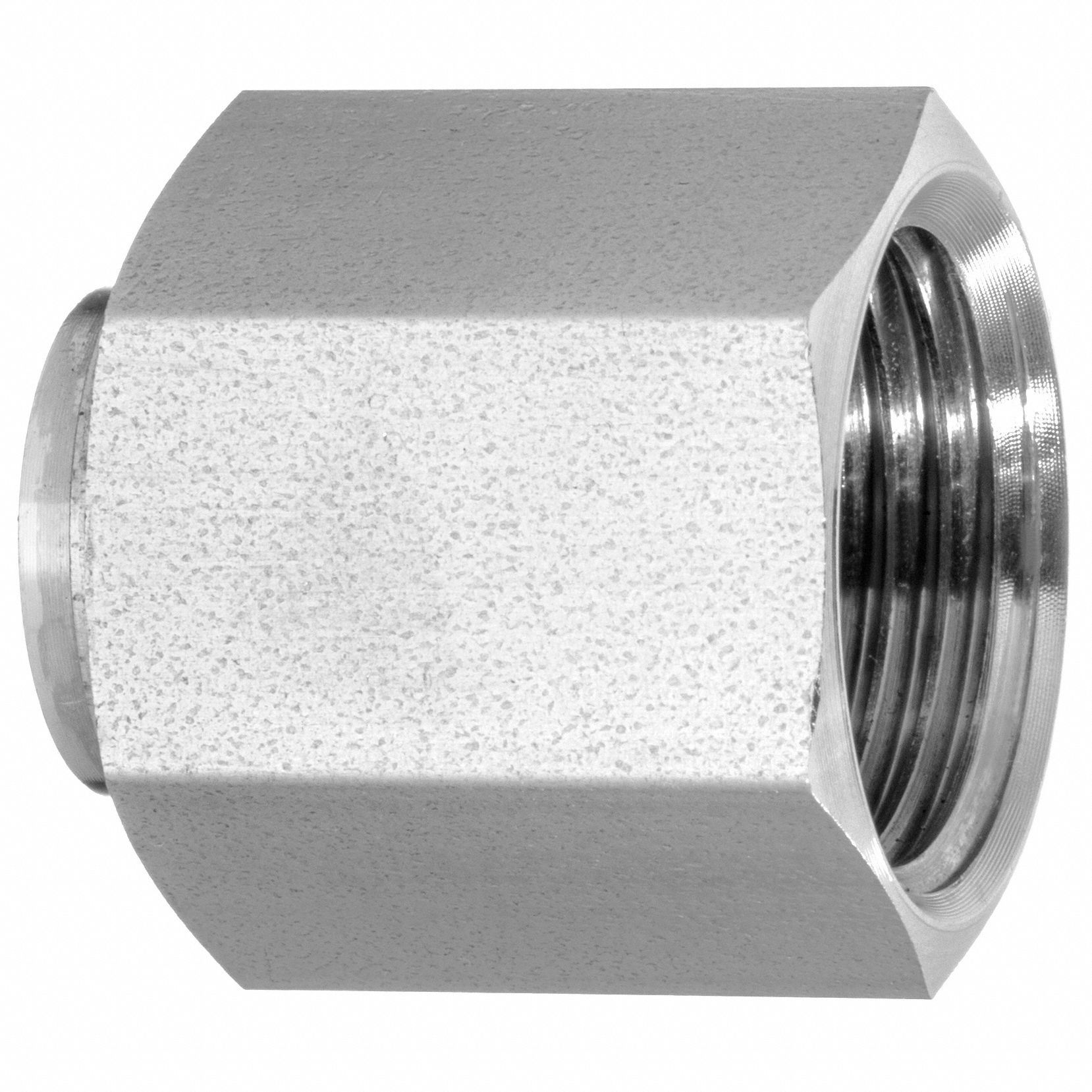 FLARED CAP, FEMALE JIC 37 DEG, 1/4 IN TUBE SIZE, 316 STAINLESS STEEL