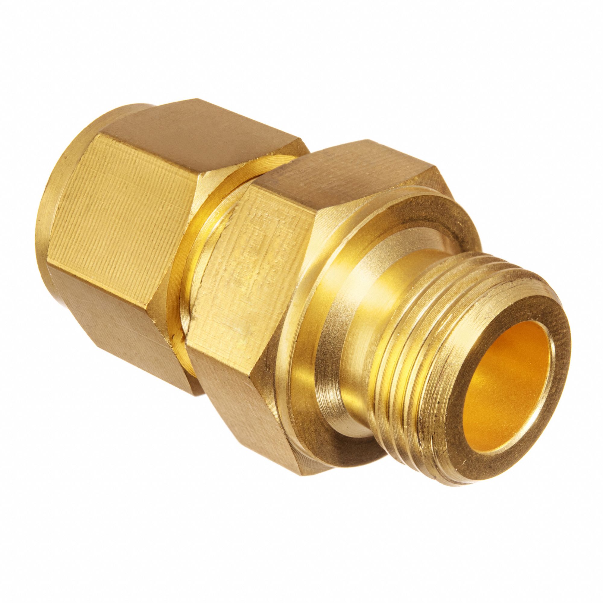 1/4 x 3/16 Brass Compression Coupling - Warren Pipe and Supply