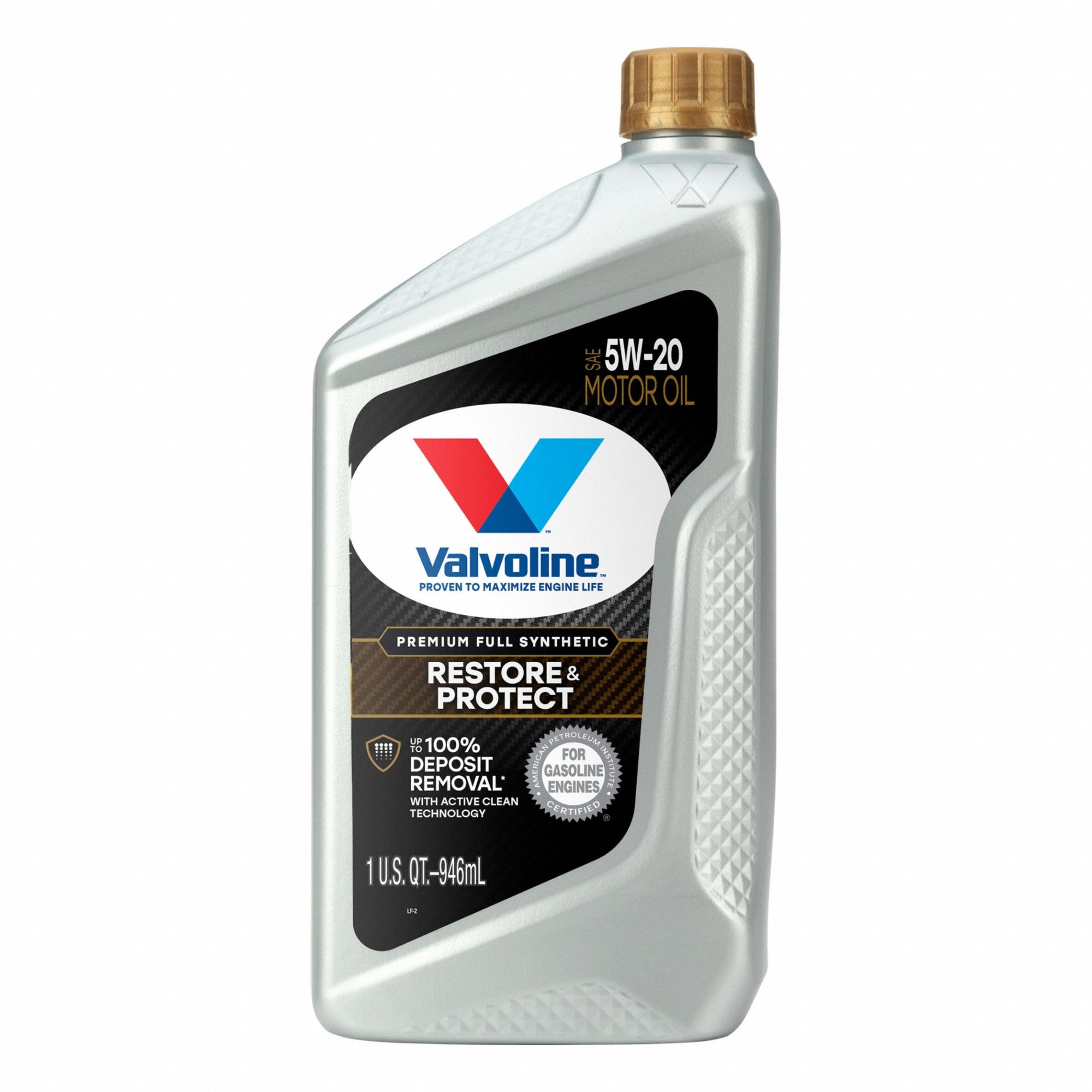 Engine Oil: Synthetic, Not Biodegradable, 1 qt Size, Bottle, 5W-20, Restore & Protect
