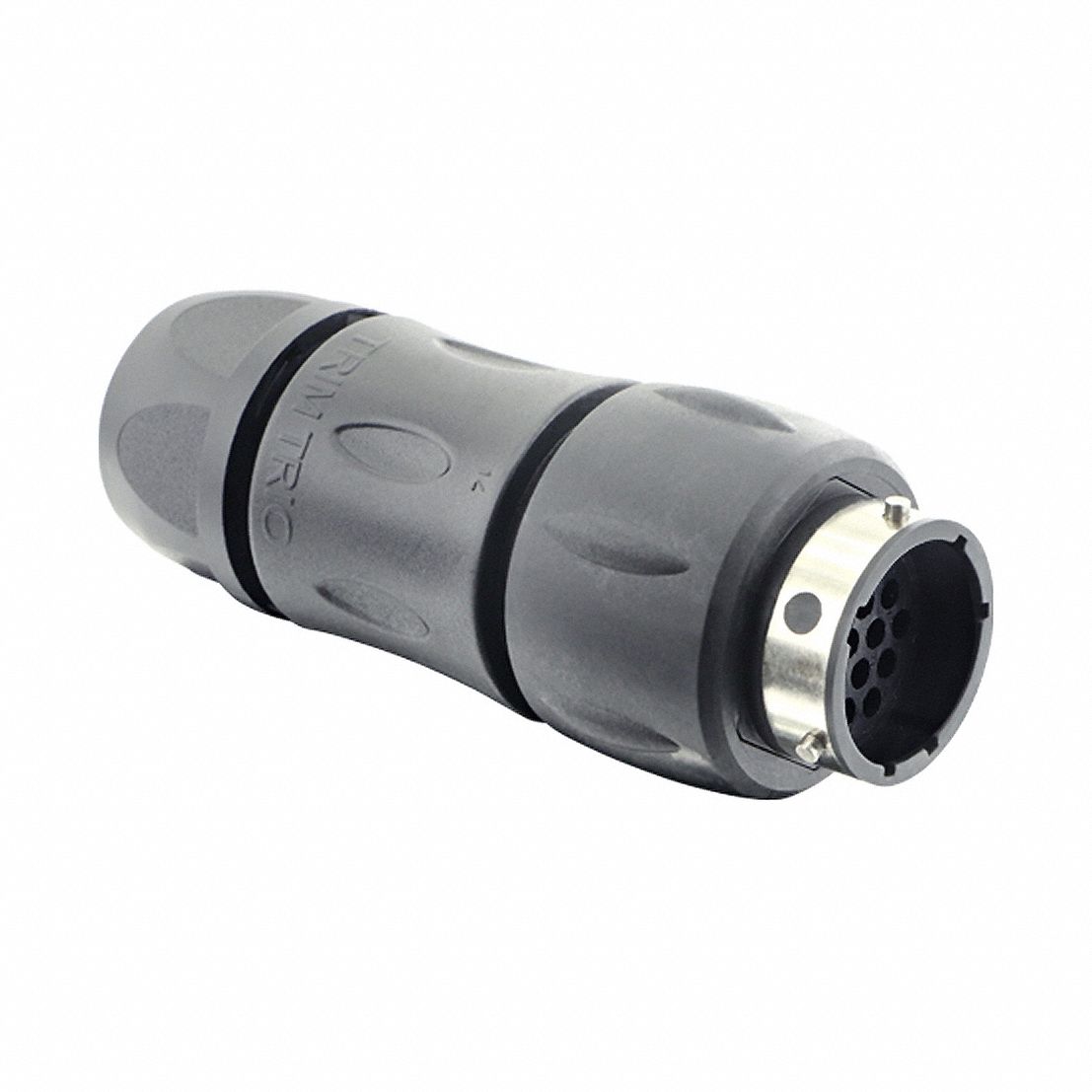 Electrical Connector: Trim Trio UTGX 14, In-Line Receptacle with Cable Gland, 19 Contacts