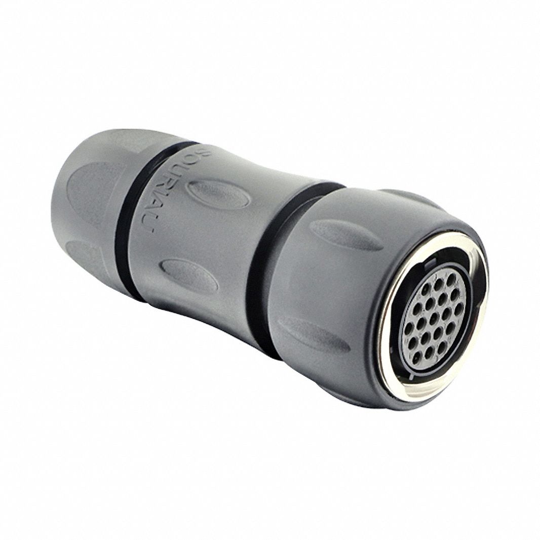 Electrical Connector: Trim Trio UTGX 14, Plug with Cable Gland, 19 Contacts, 4.5 A, 250V