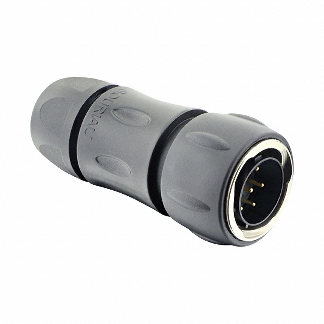 Electrical Connector: Trim Trio UTGX 14, Plug with Cable Gland, 6 + Ground Contacts, 12 A