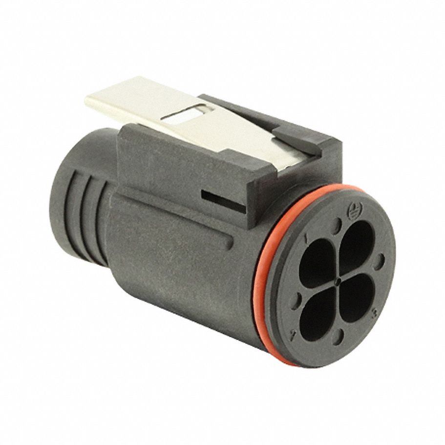 Electrical Connector: Trim Trio UTL 10, Plug for Overmolding, 3 + Ground Contacts, 16 A