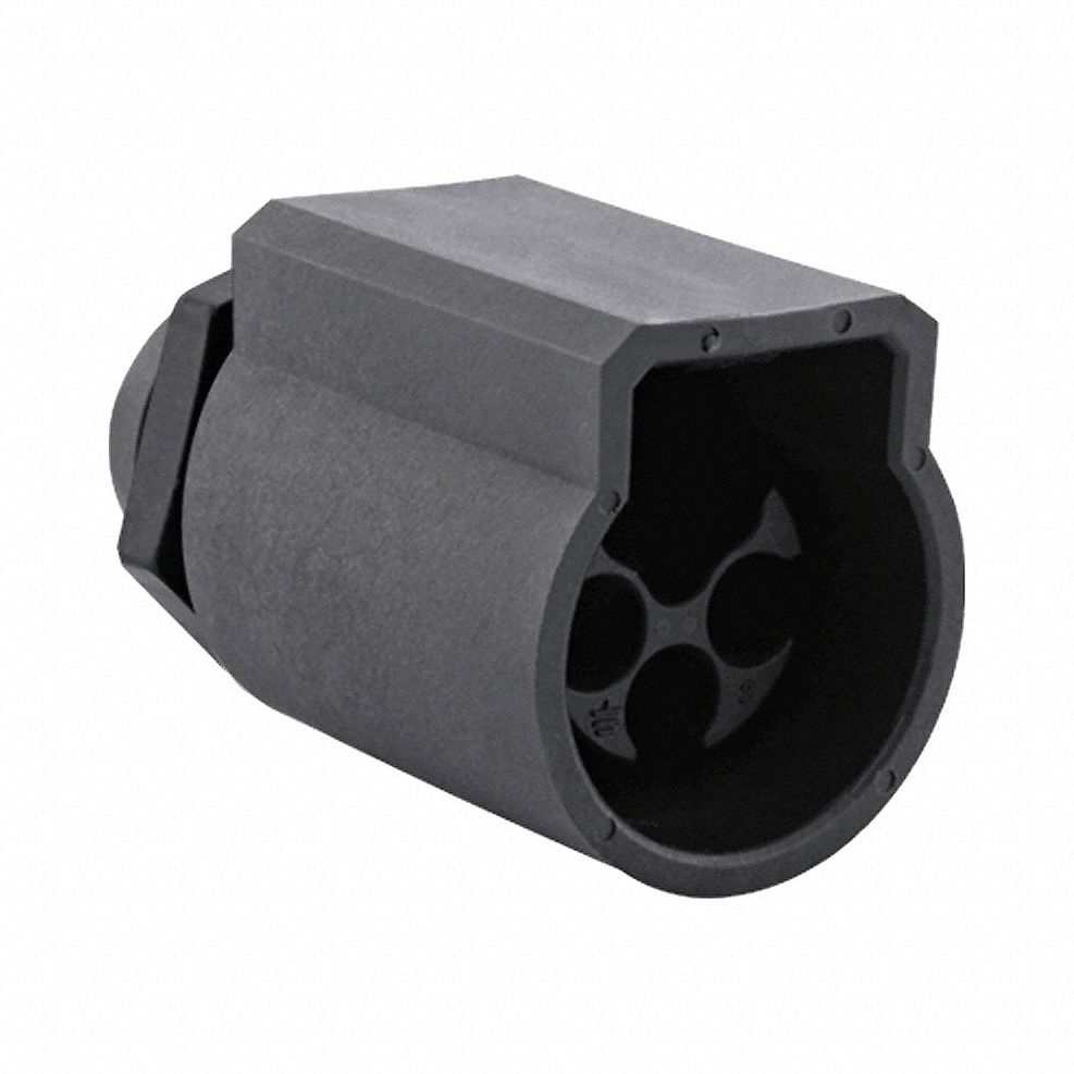 Electrical Connector: Trim Trio UTL 10, Jam Nut Receptacle, 6 Contacts, 16 A, IP68/IP69K