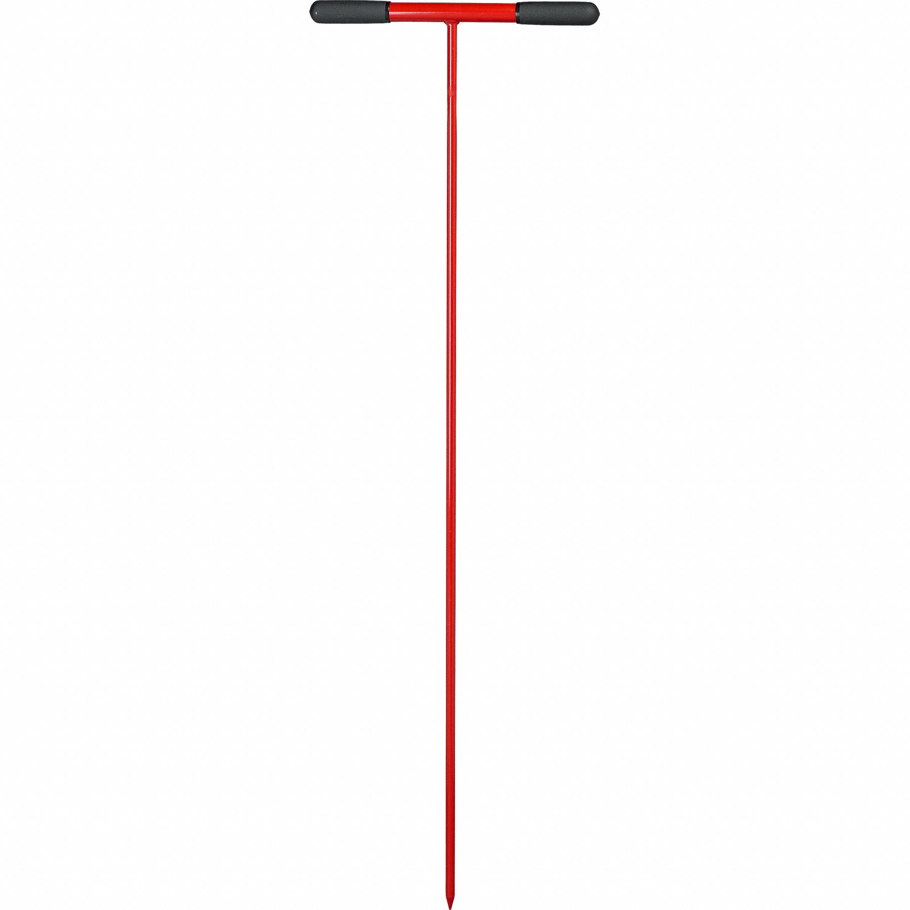 Probe with Grip: 48 in Shaft Lg, Steel