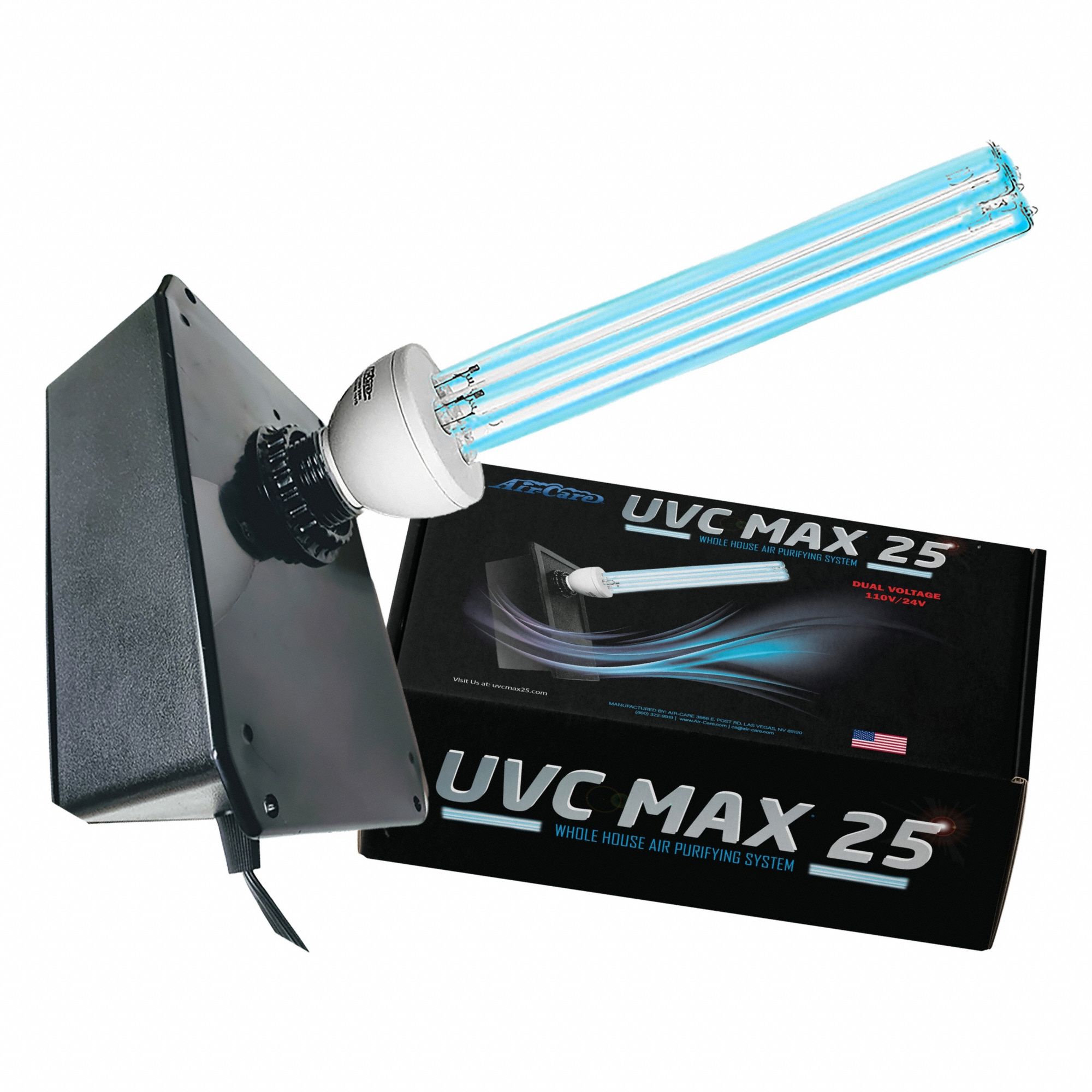 Duct Mount Air Cleaner: Duct, Ultraviolet Germicidal Irradiation, 5 ton For System Size - Max, EPA
