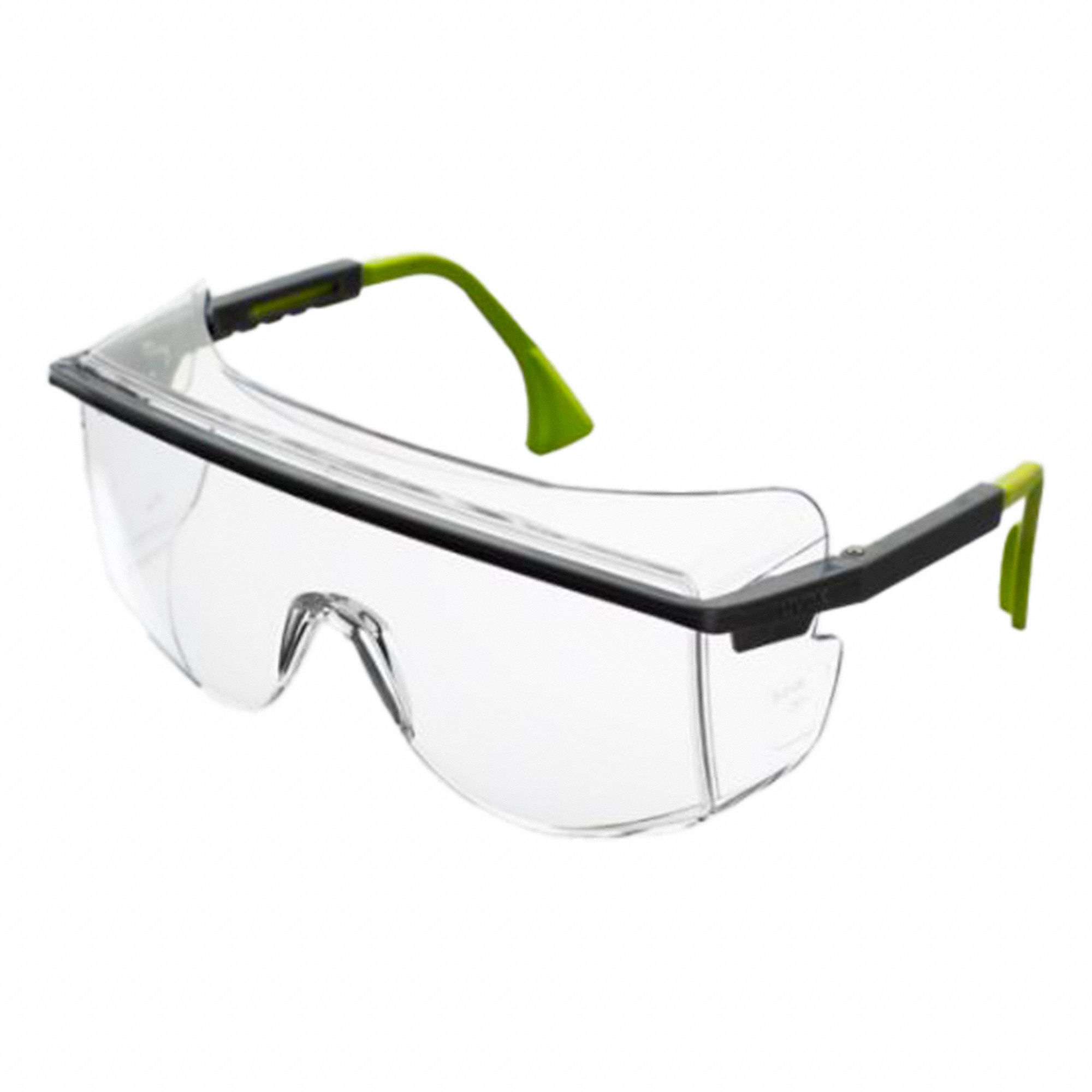 SAFETY GLASSES,FULL-FRAME,CLEAR,NYLON
