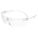 FRAMELESS SAFETY GLASSES, CSA/ANSI, SCRATCH-RESIST/UV-PROTECT, CLEAR LENS, PC