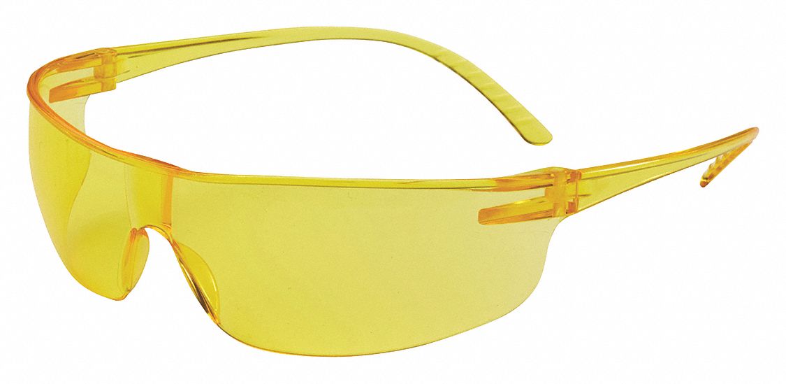 LUNETTES PROTECTION S/ MONTURE, ANTI-BUÉE / PROTECTION UV, CSA / ANSI, LENTILLE AMBRE, PC