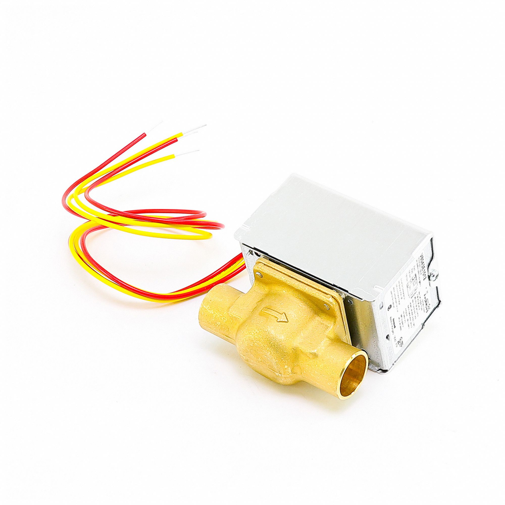 Motorized Zone Valve: 3.5 Cv Flow Rate, 2-Way, 3/4 in Female Sweat, Spring Return, NC, On/Off Signal