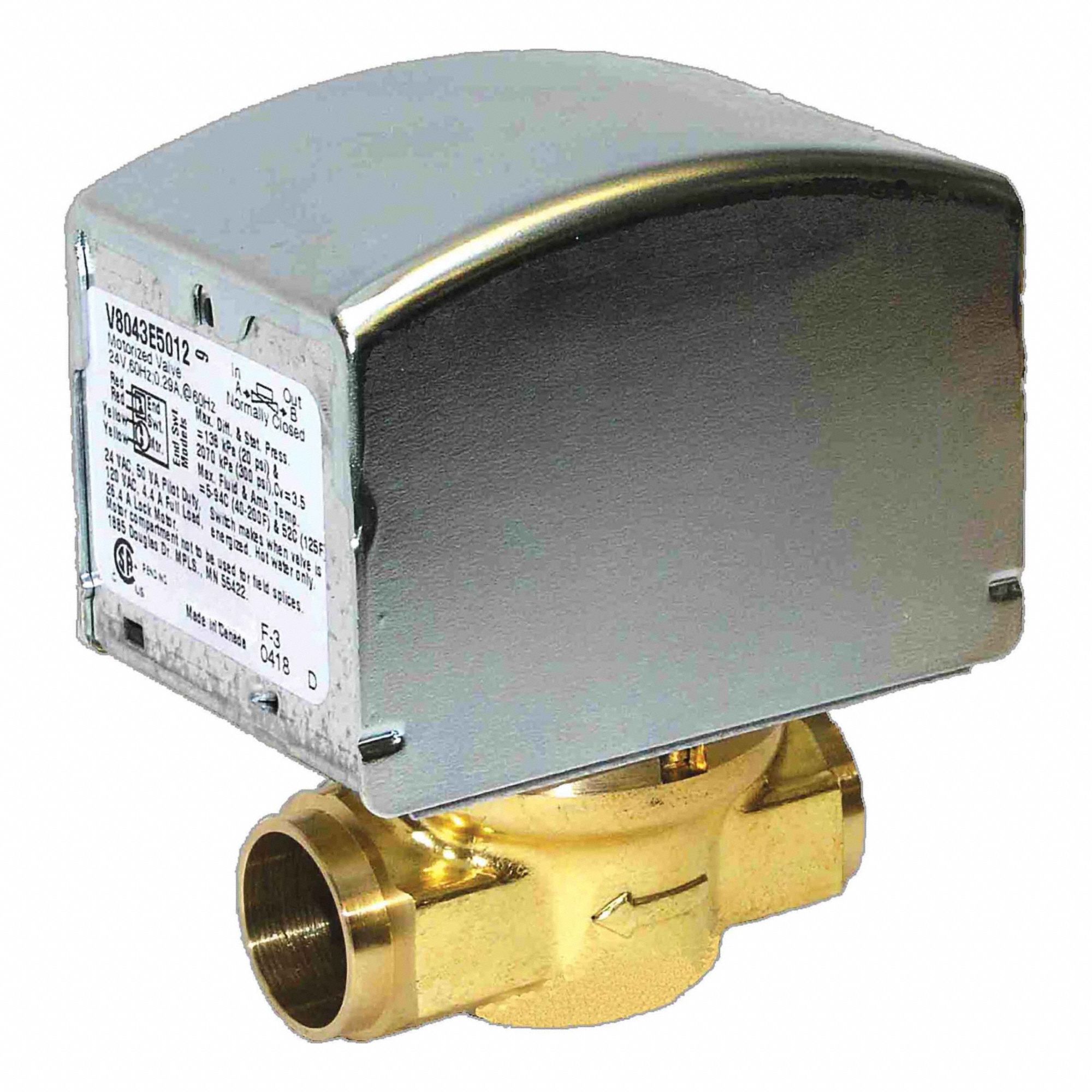 ZONE VALVE 24/60 5000 SERIES 3/4 SWEAT