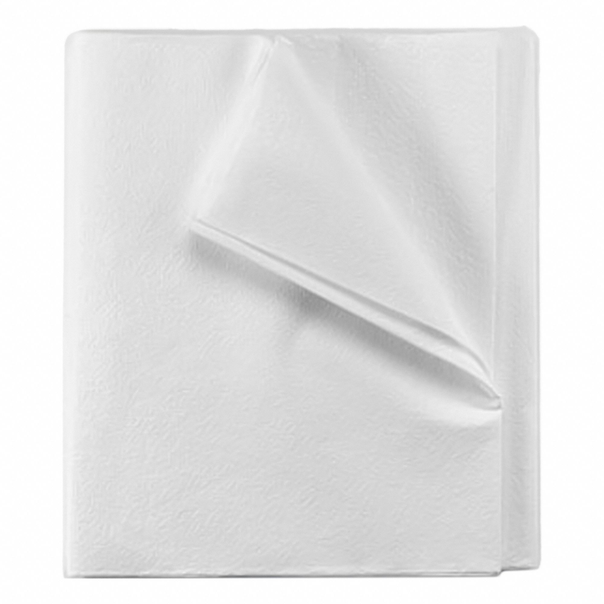 Exam Drape: Tissue, 60 in Overall Lg, 40 in Overall Wd, 3 Ply, Latex-Free, 100 PK