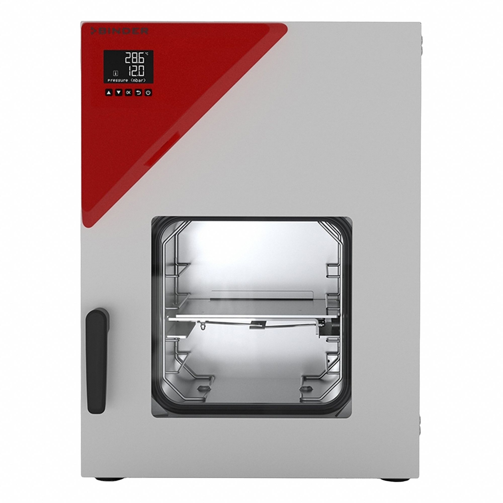 Laboratory Oven: Vacuum, 0.85 cu ft Capacity, 220°C Max Temp, 0.9 kW Watt, 0.85 cu ft Volume