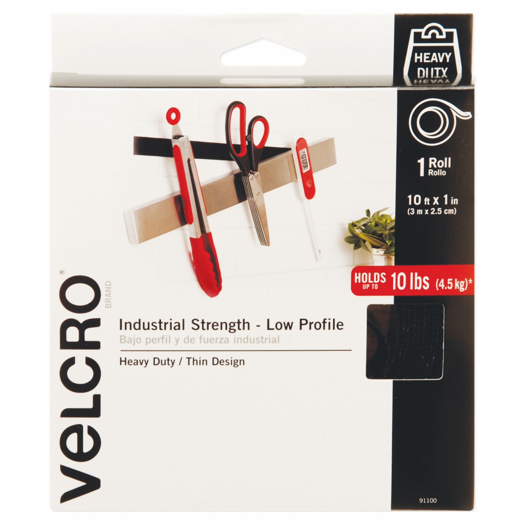 VELCRO BRAND, Industrial-Strength Sticky-Back(R) Hook/Loop Fastener Tape -  66CU15