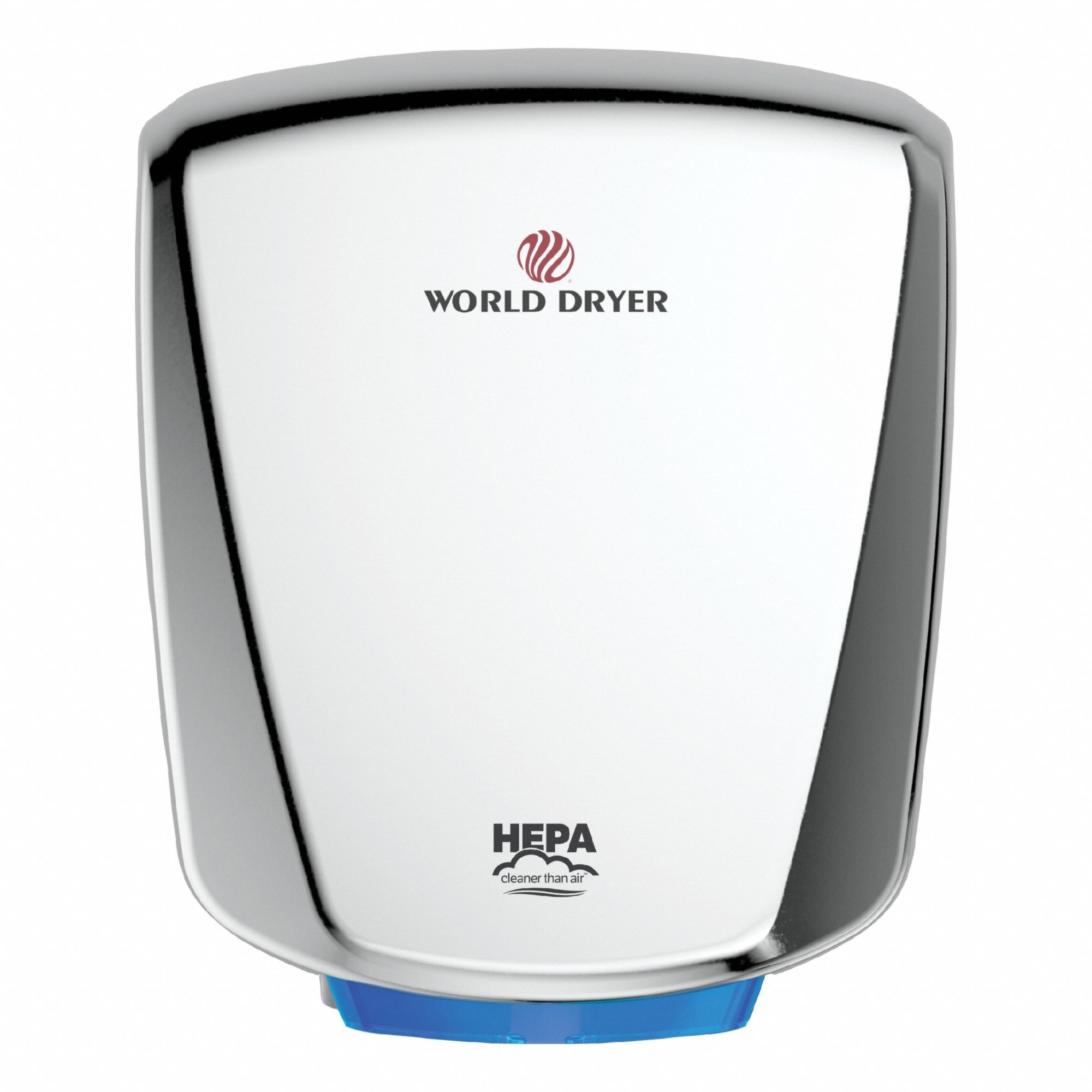 Hand Dryer: VERDEdri, Auto, 8 sec Dry Time, Stainless Steel, ADA Compliant, 69 dBA, High