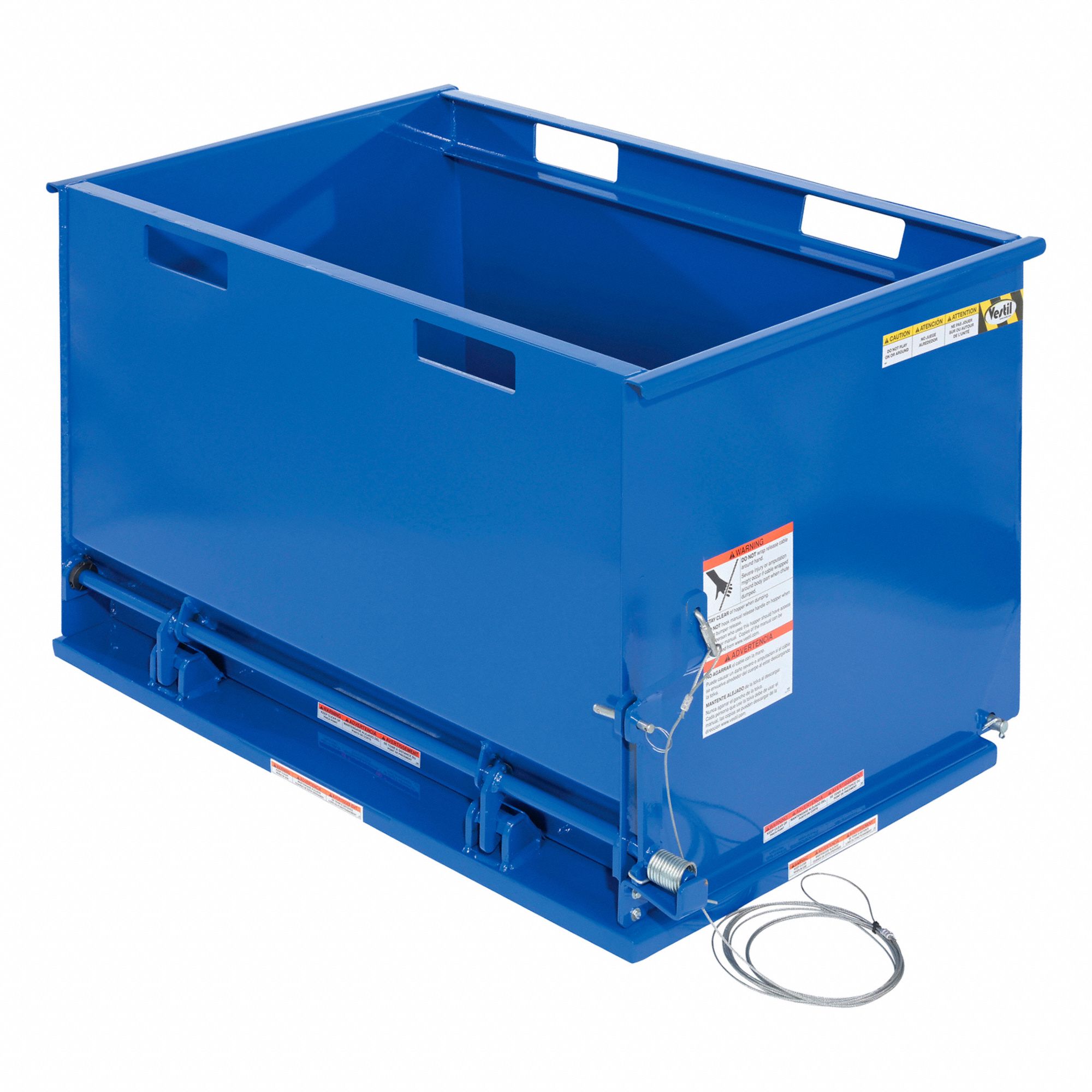 CHUTTE HOPPER,BLUE,33 IN H,38 IN L