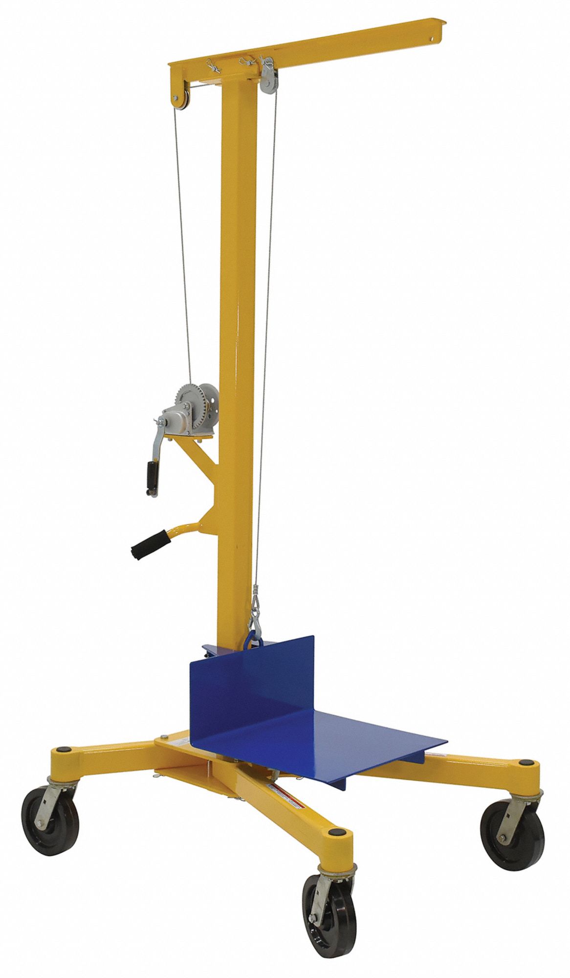 WORKSITE LIFTER, PORTABLE, 500 LBS, 48-1/2 X 36-1/2 IN, CASTERS, STEEL