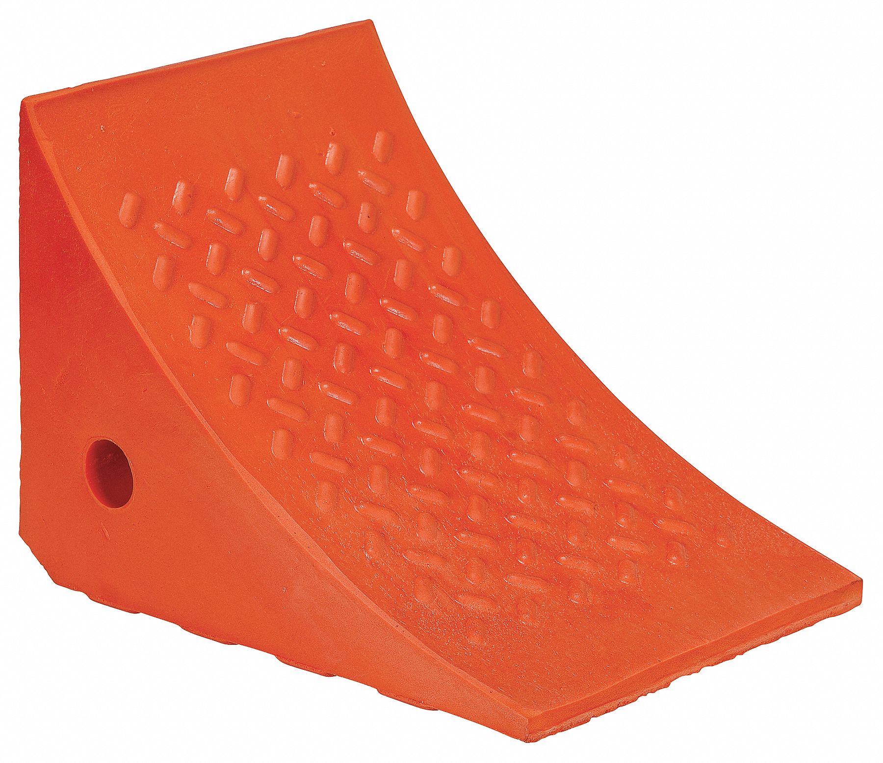 VESTIL WHEEL CHOCK,ORANGE,URETHANE,11