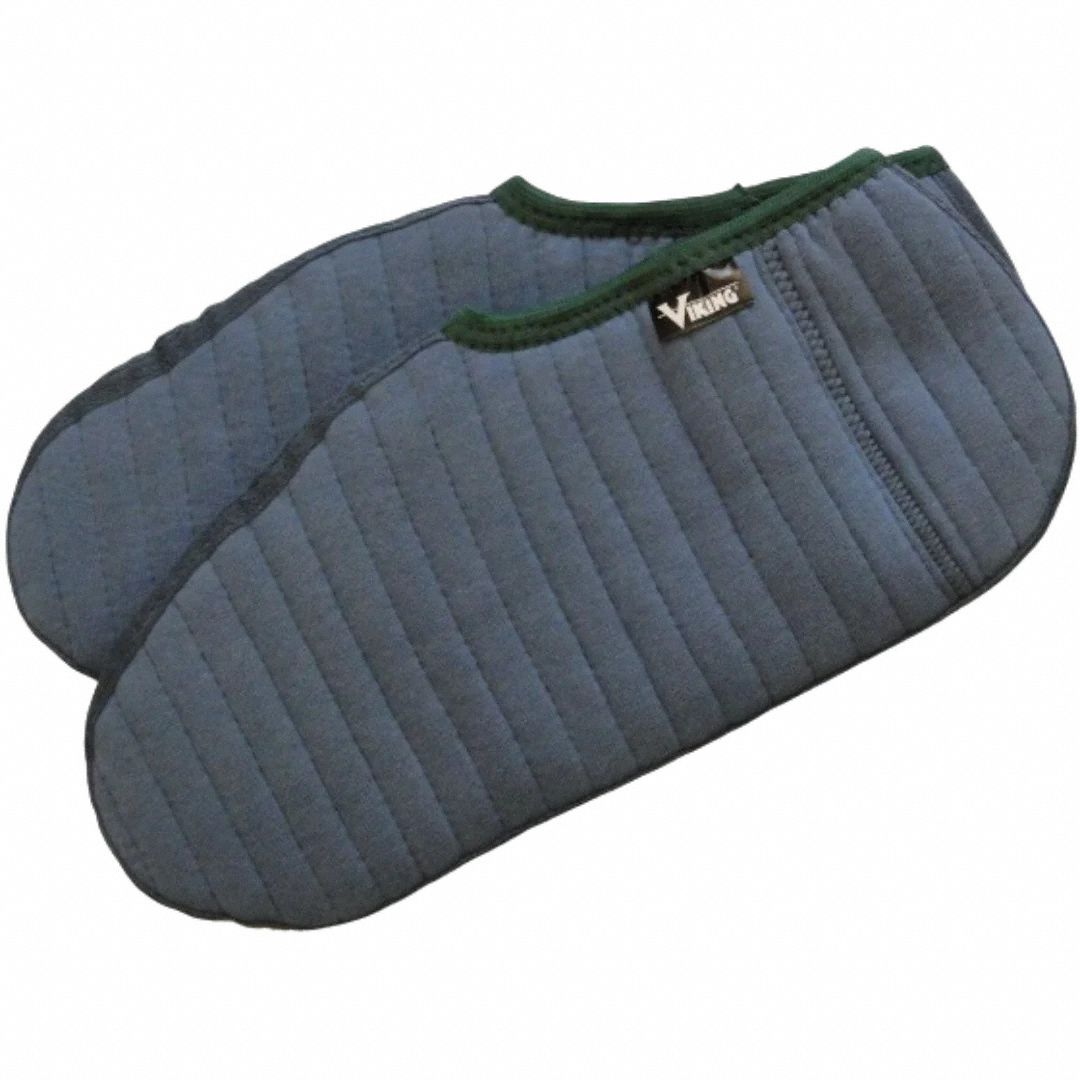 Boot Liner: Ankle, Men's, Gray, Acrylic/Cotton, 11 For Men's Shoe Size - Max, 1 PR