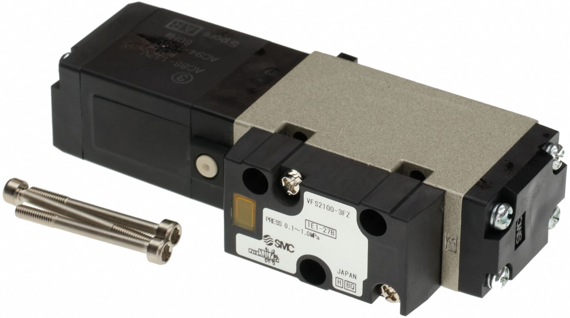 Solenoid Air Control Valve: Five-Way / Two-Position, VFS2000, 110V AC, Non-Locking, Single Solenoid