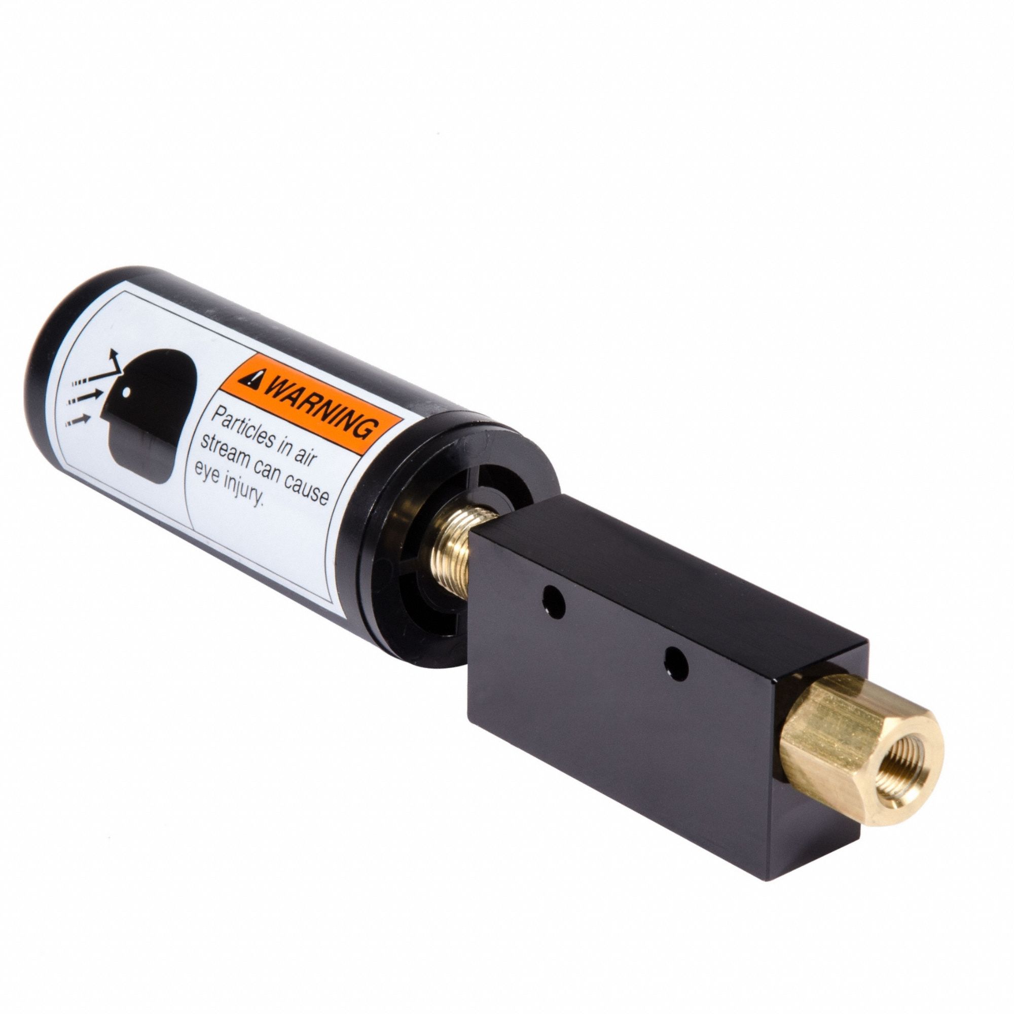 Vacuum Ejector: 62 lpm, 1/8 in NPT Female, 1/4 in NPT Female, 75 psi Max Supply Pressure