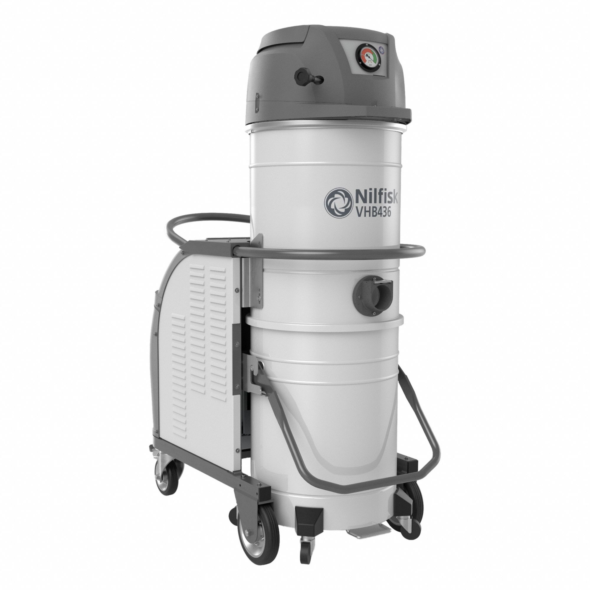 Shop Vacuum: Dry, Not HEPA Rated, 26 gal Tank Size, Steel, 2 in Hose Dia, 223 cfm Air Flow