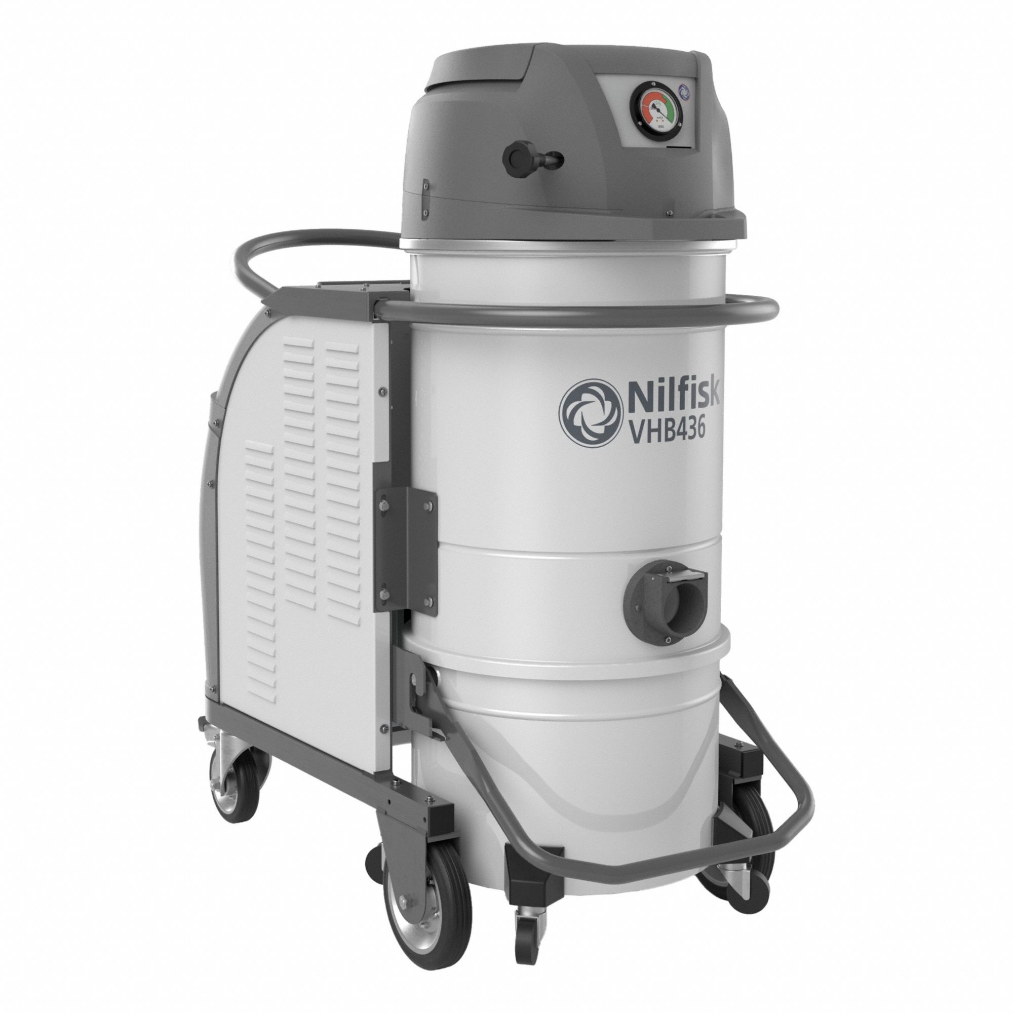 Shop Vacuum: Dry, Not HEPA Rated, 13 gal Tank Size, Steel, 2 in Hose Dia, 223 cfm Air Flow