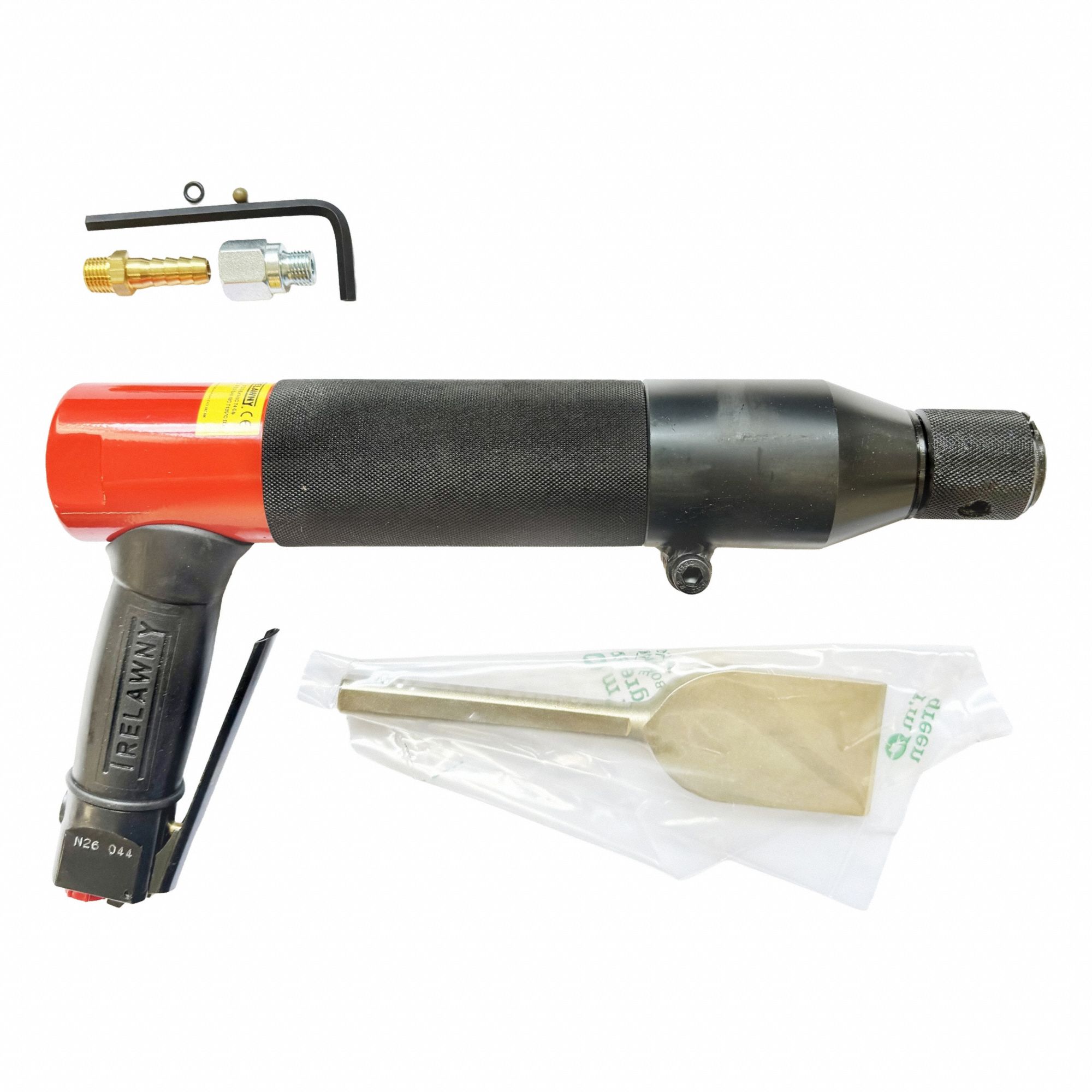 CS UNITEC Chisel Scaler: Heavy Duty, 11 mm Stroke Lg, 1/4 in Female NPT, 3,000 bpm, (1) Bare Tool (MPN 196.3017). Key specifications — attr1321248: (1) Bare Tool; attr1321301: CS UNITEC.