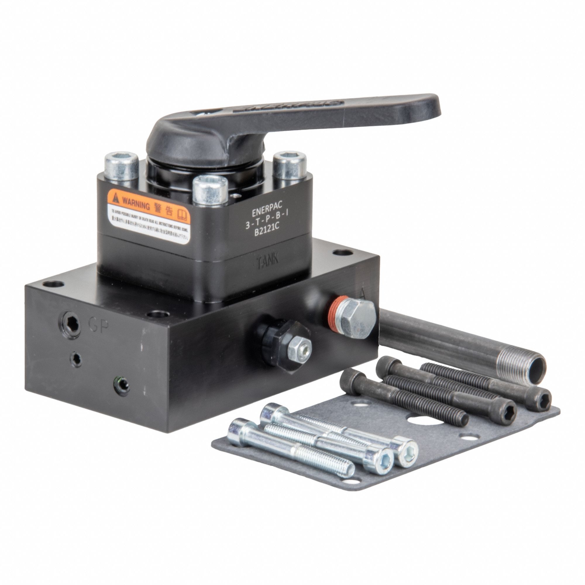 Control Valve: 4.5 gpm Max Flow Rate, Three Positions, Three-Way Ways, Tandem Center, VM