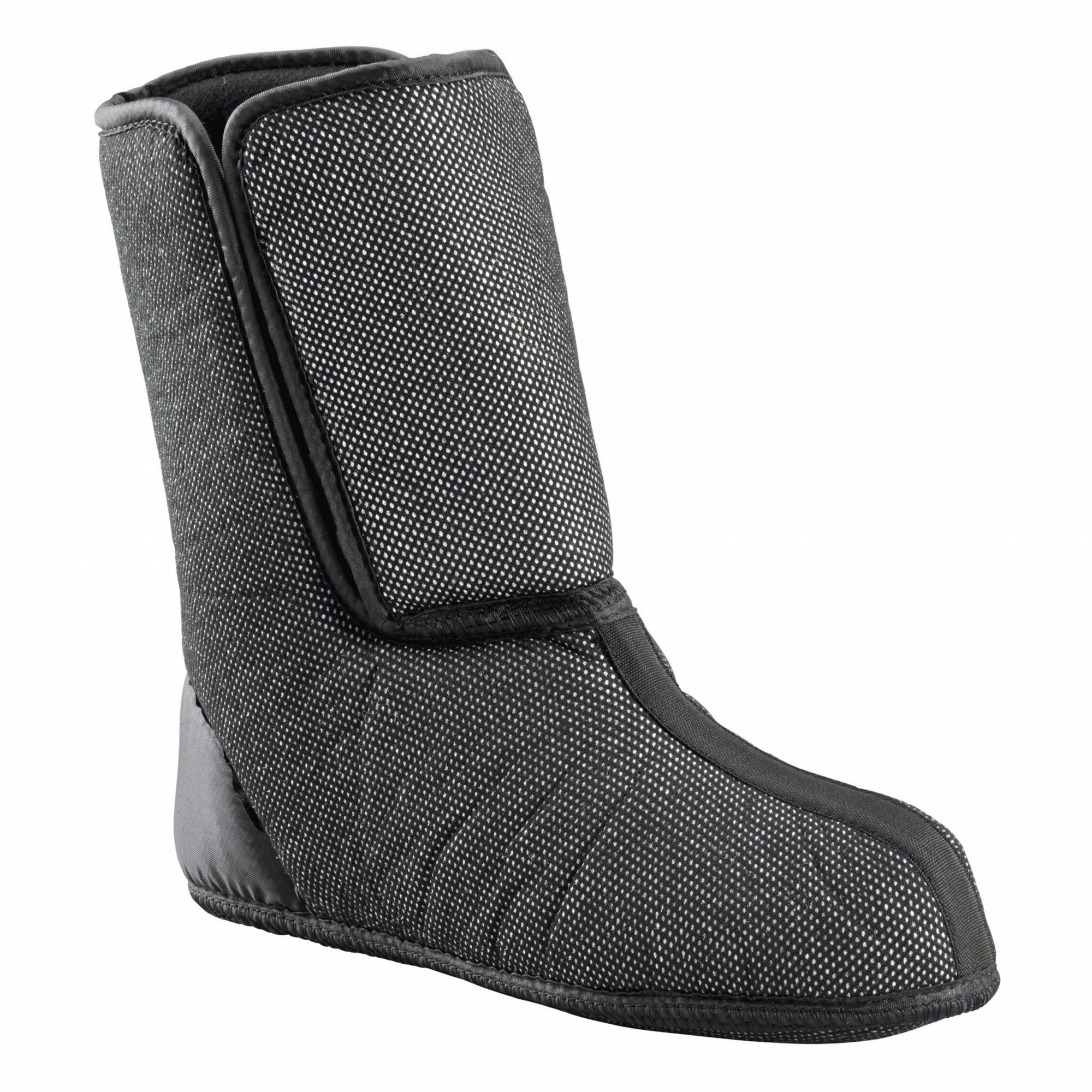 DOUBLURE DE REMPLACEMENT HOMME, POINTURE 11, MOUSSE/ALUM/NYLON/TISSU SYNTHÉTIQUE/LAINE, NOIR, COUVRE-MOLLET