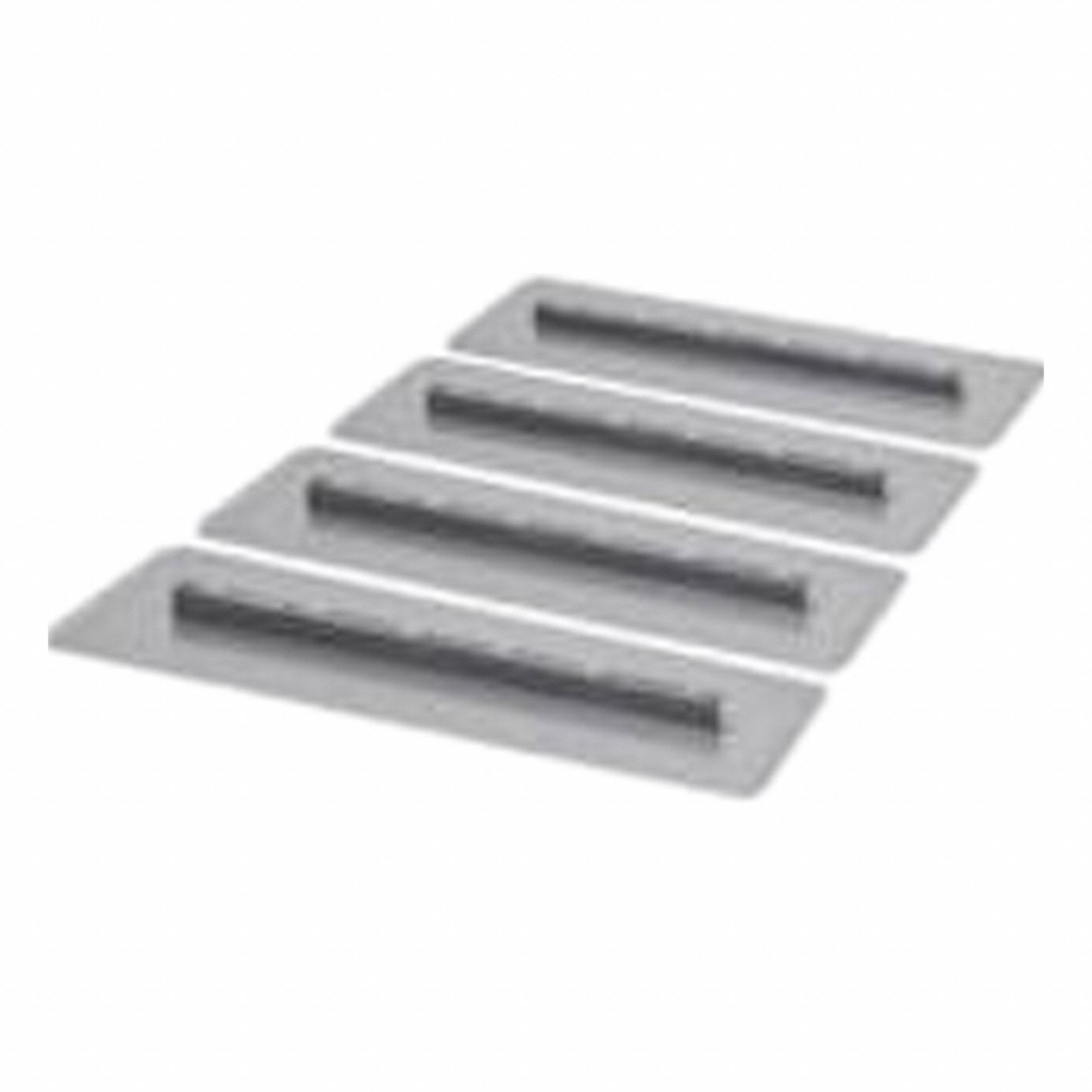 Finishing Trowel Blade: Finishing, 18 1/16 in Lg, 6 in Wd, 48 in Trowel, Steel, 4 PK